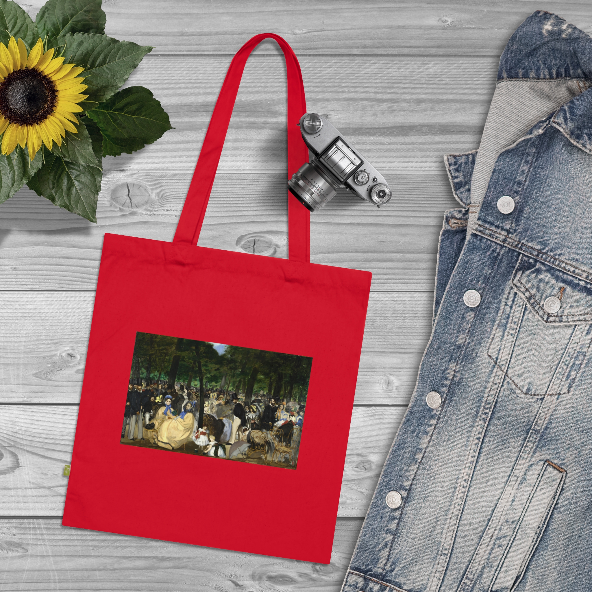 10148042036596745396_2048.jpeg Édouard Manet – Music in the Tuileries Gardens | Art Tote Bag