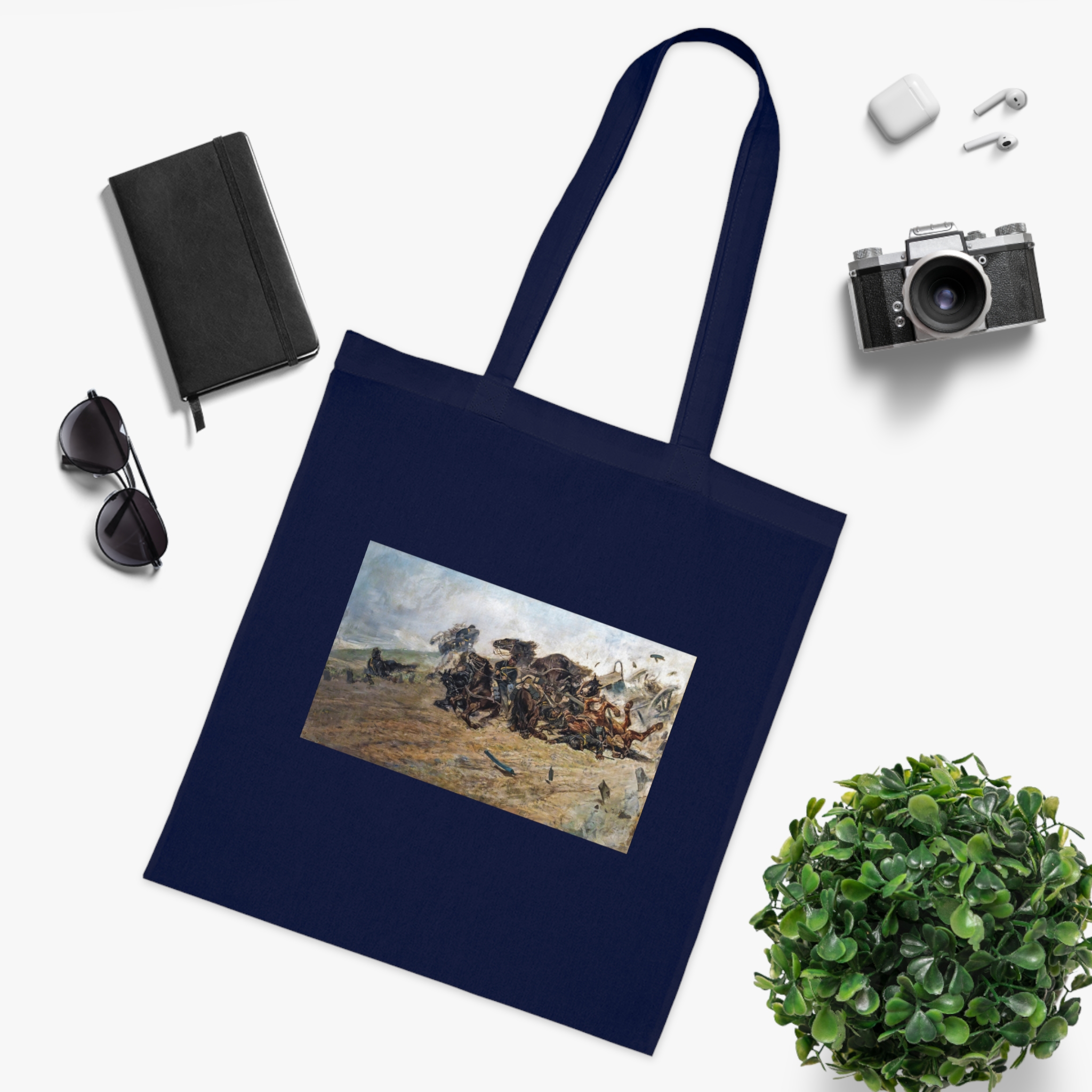 10354902301363160997_2048.jpeg Giovanni Fattori – The Explosion of the Caisson | Art Tote Bag