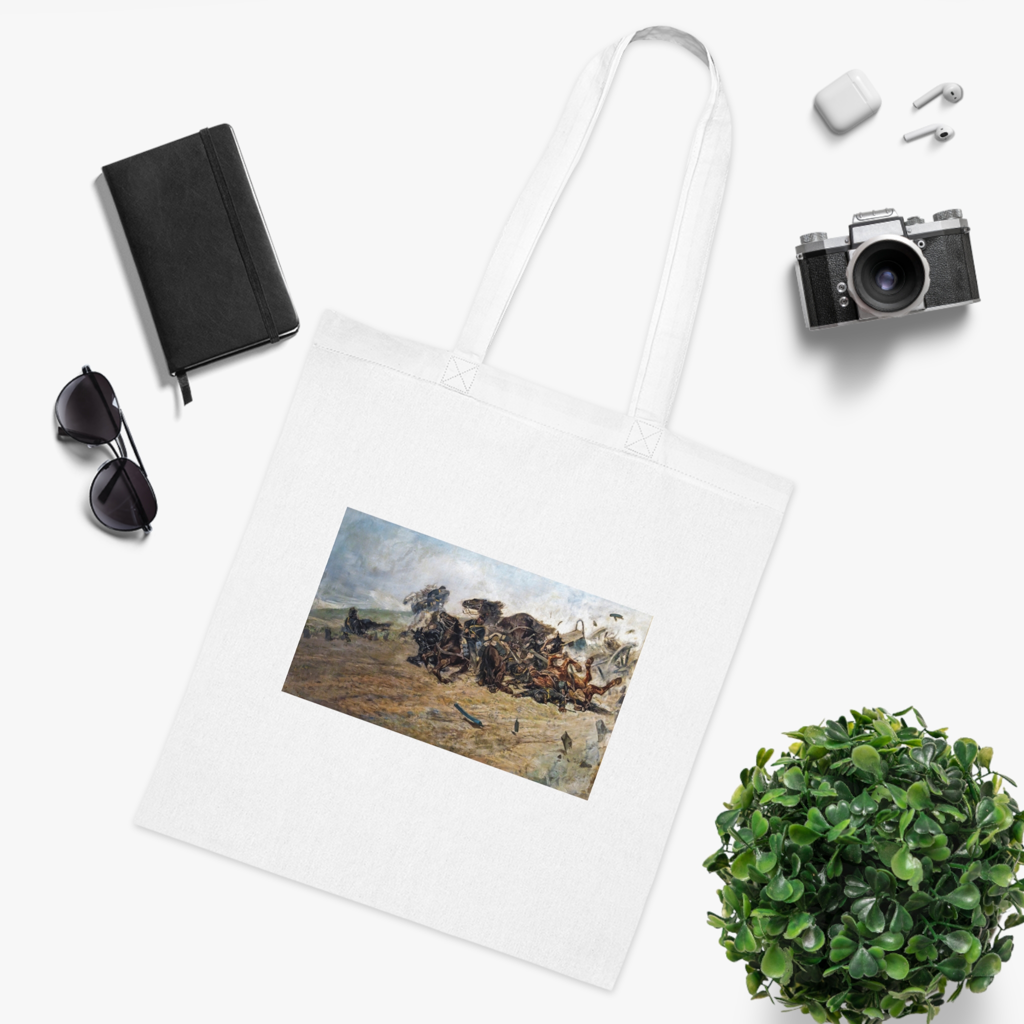 10838500562503178512_2048.jpeg Giovanni Fattori – The Explosion of the Caisson | Art Tote Bag