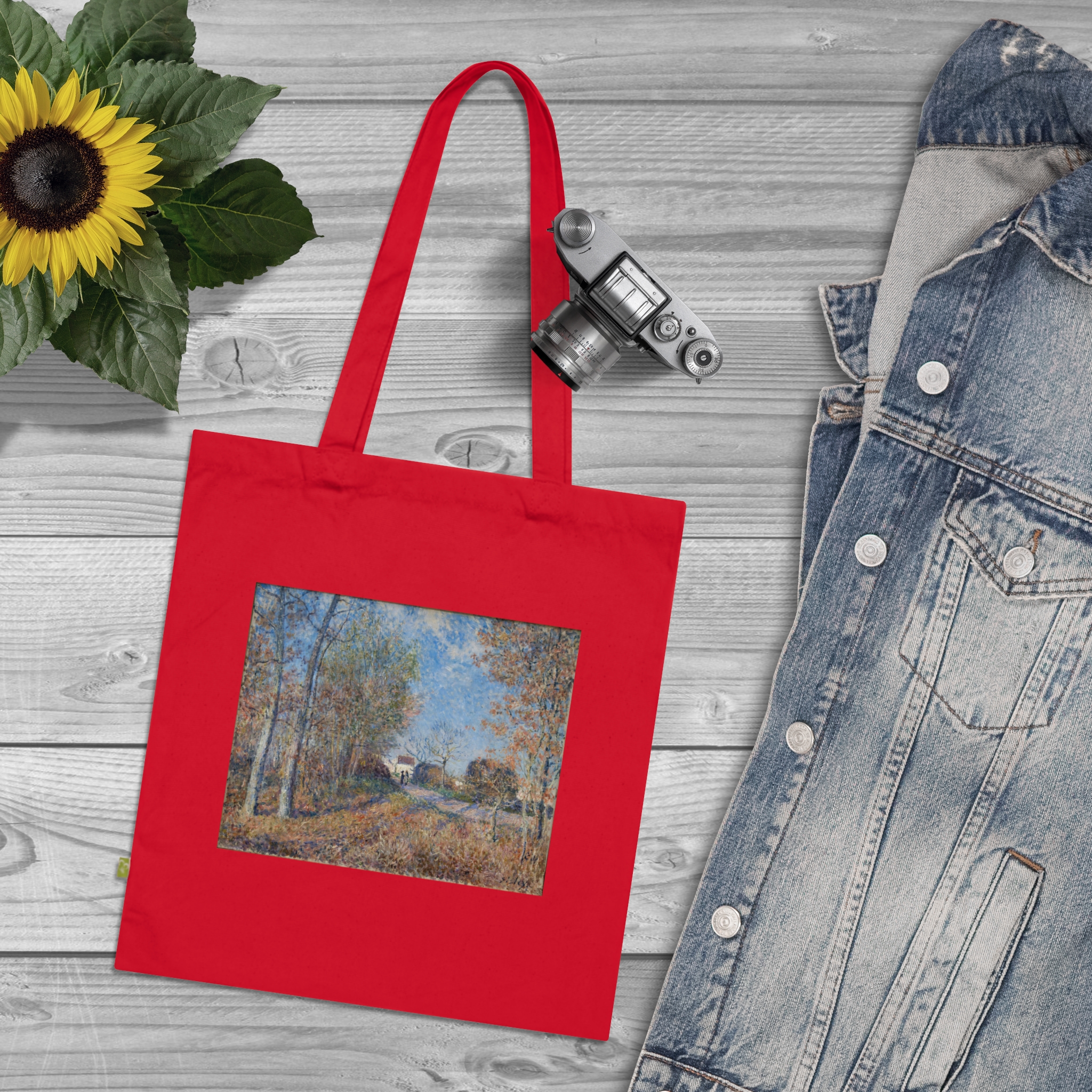 12224697051725260569_2048.jpeg Alfred Sisley – Un coin de bois aux Sablons | Art Tote Bag