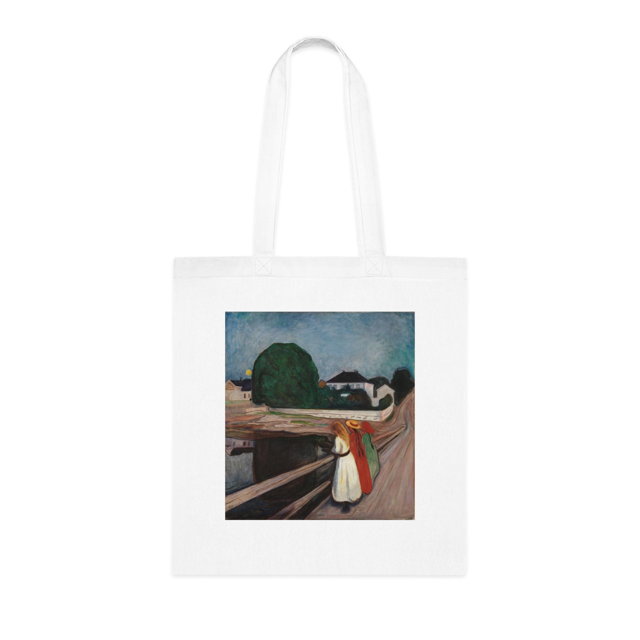 12348534059299392852_2048.jpeg Edvard Munch – Girls on the pier | Art Tote Bag