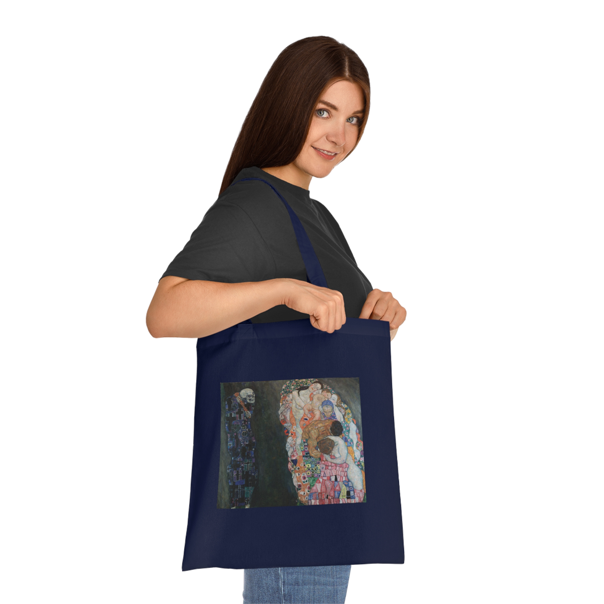 12511339635676573998_2048.jpeg Gustav Klimt – Death and Life | Art Tote Bag