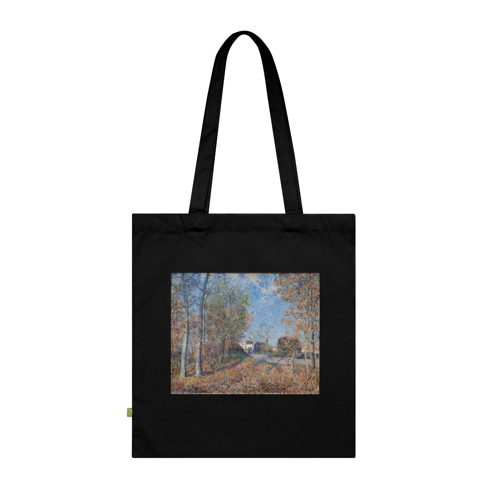 12646889470772342998_2048.jpeg Alfred Sisley – Un coin de bois aux Sablons | Art Tote Bag
