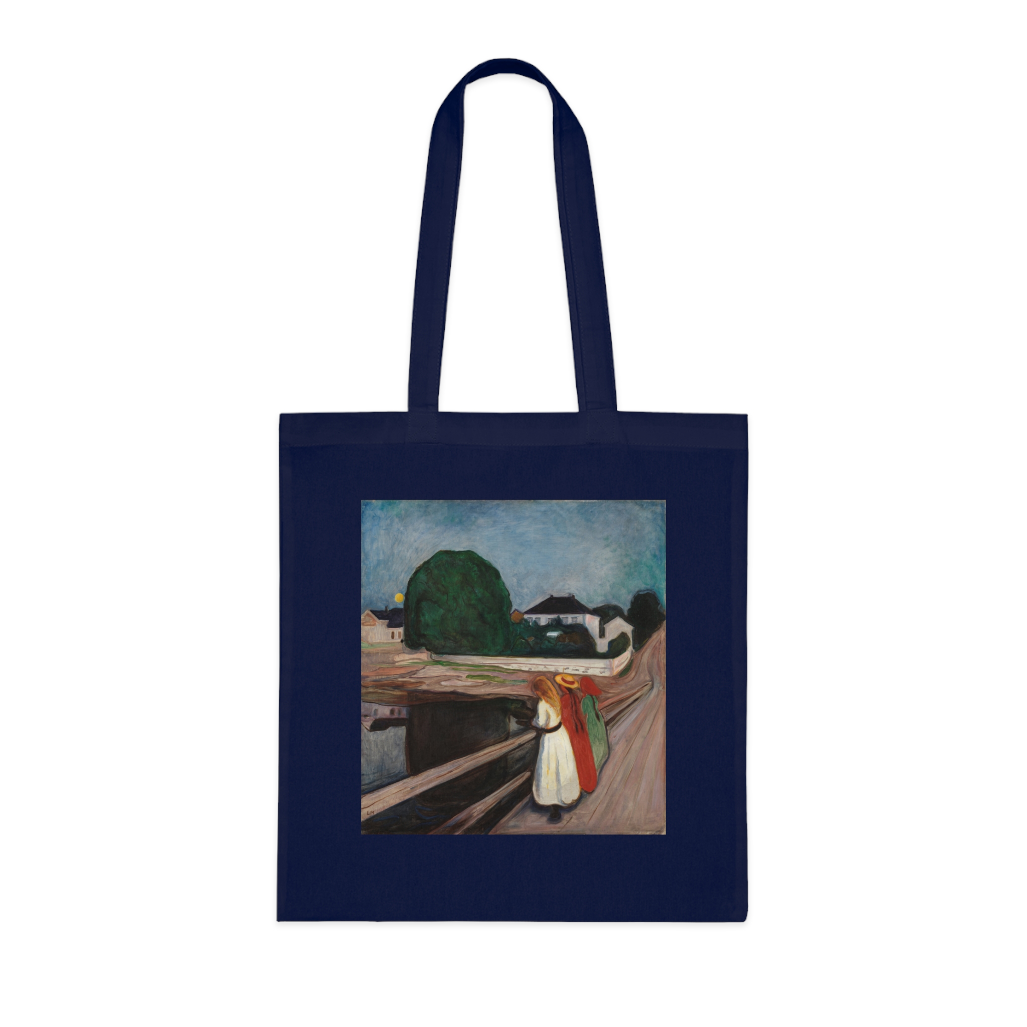 12763417502098045575_2048.jpeg Edvard Munch – Girls on the pier | Art Tote Bag
