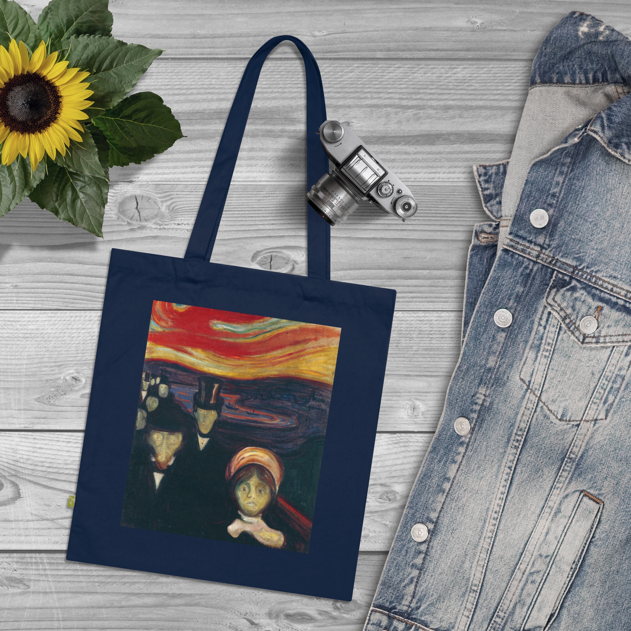 1321984538355181055_2048.jpeg Edvard Munch – Anxiety | Art Tote Bag