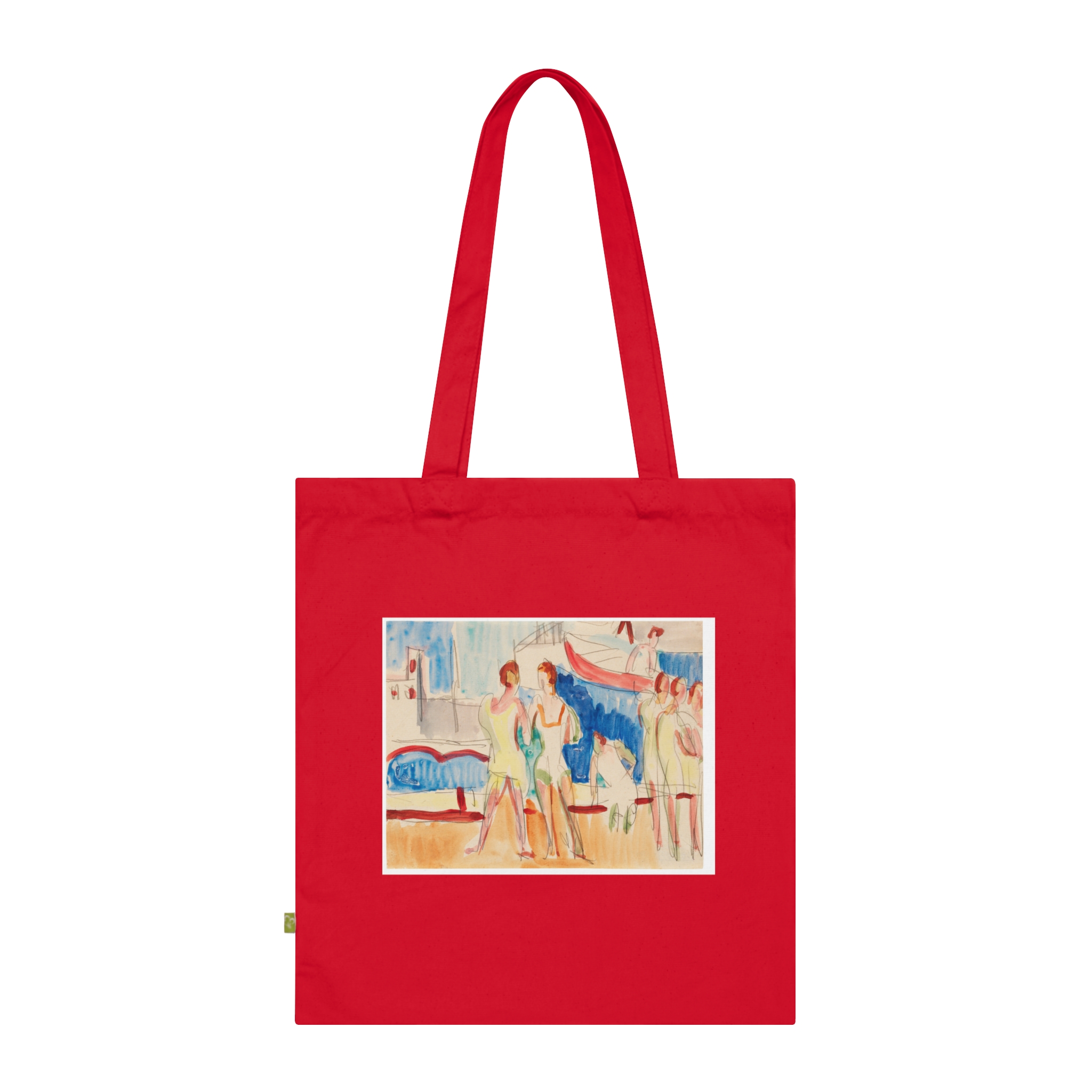 13905046568982852363_2048.jpeg Ernst Ludwig Kirchner – Sportler im Segelhafen | Art Tote Bag