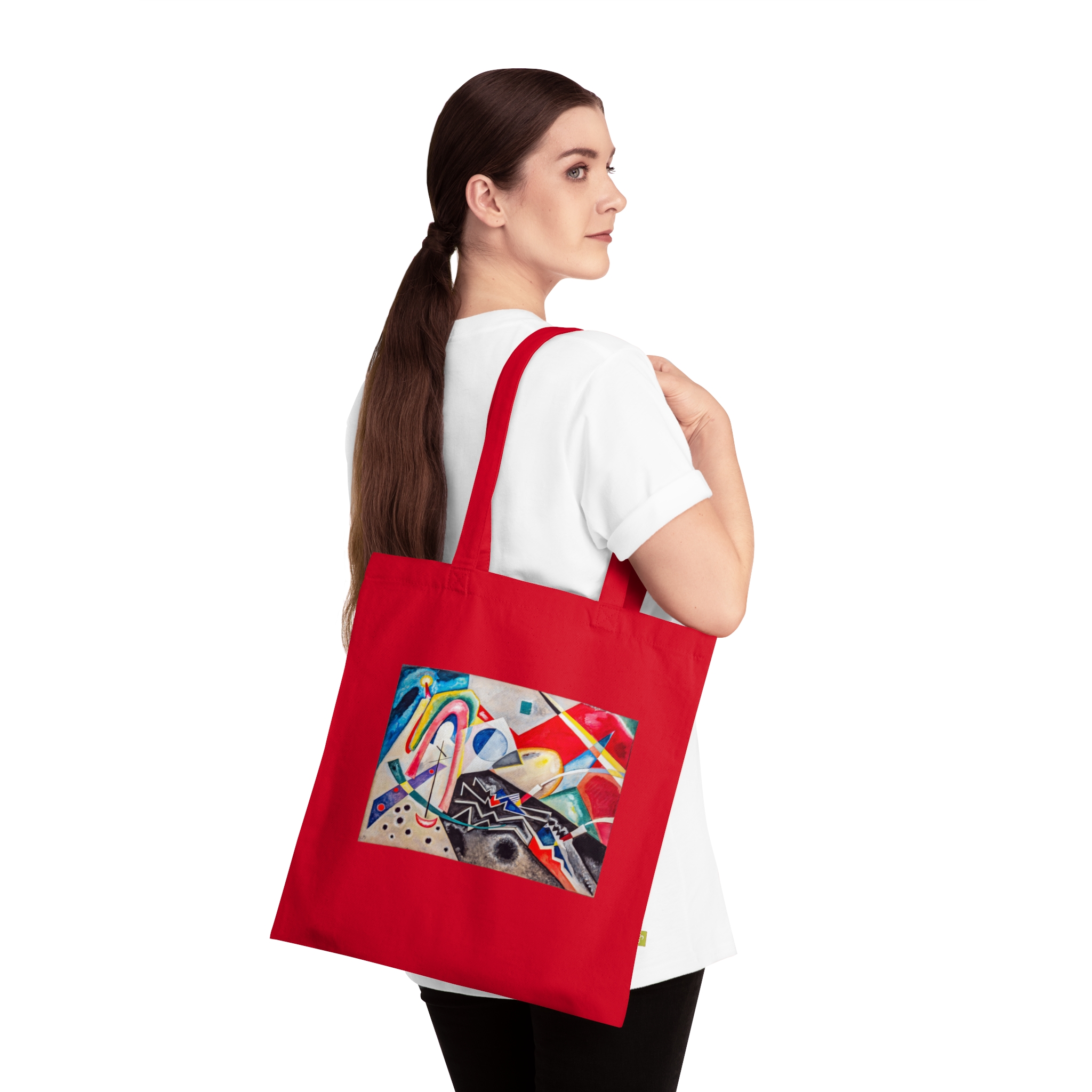 15317352015148927299_2048.jpeg Wassily Kandinsky – White Zig Zag | Art Tote Bag