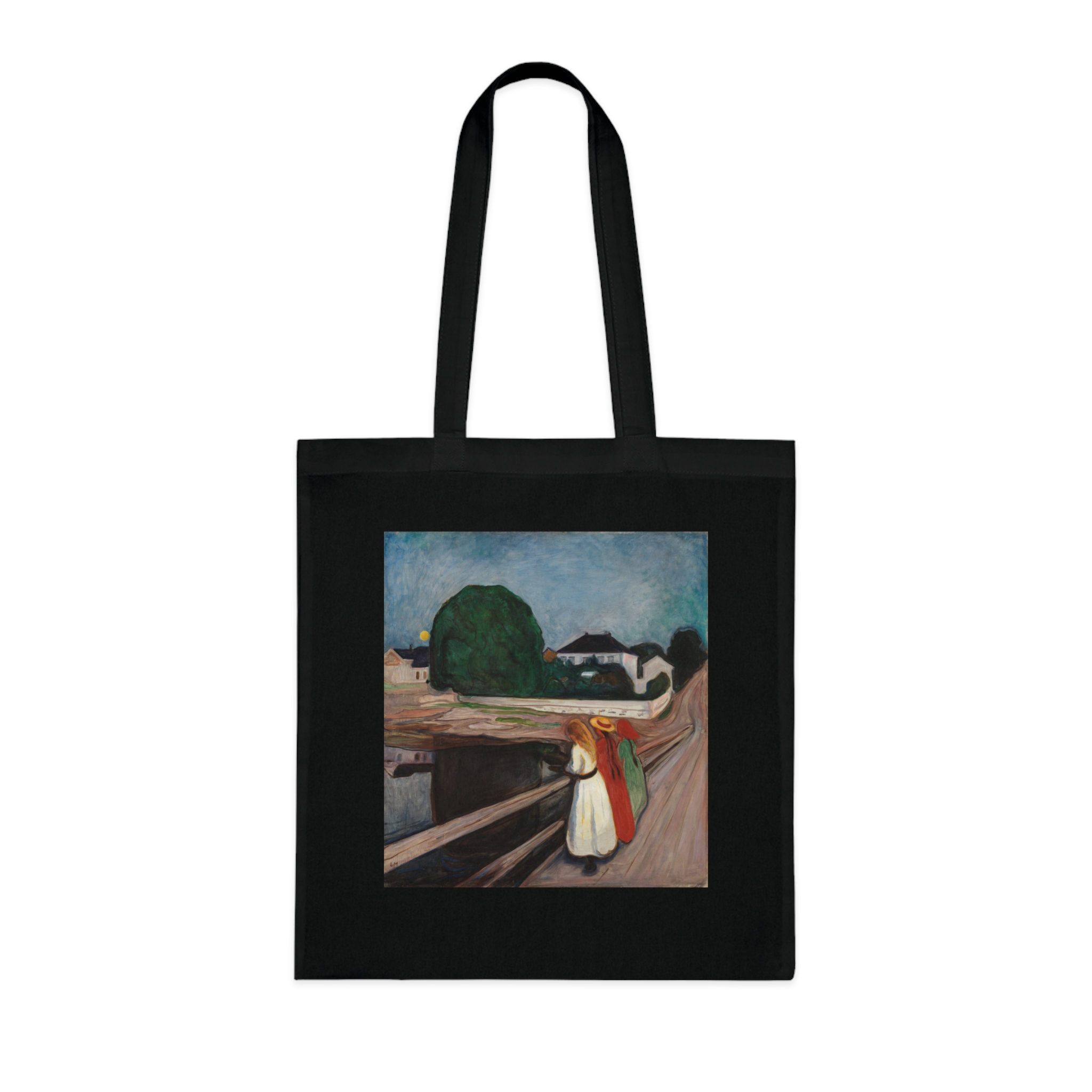 15805984334236237482_2048.jpeg Edvard Munch – Girls on the pier | Art Tote Bag