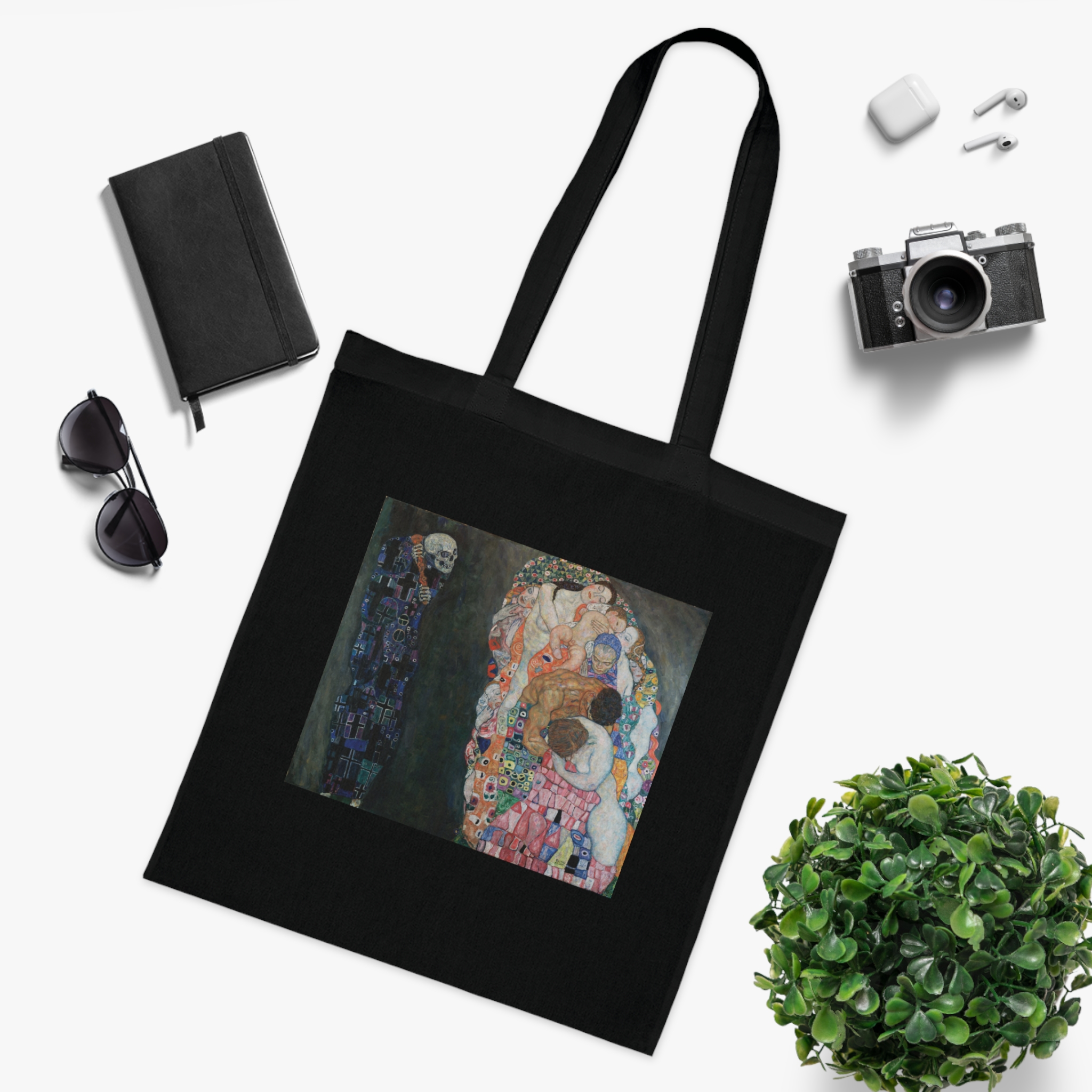 16537335806577406376_2048.jpeg Gustav Klimt – Death and Life | Art Tote Bag