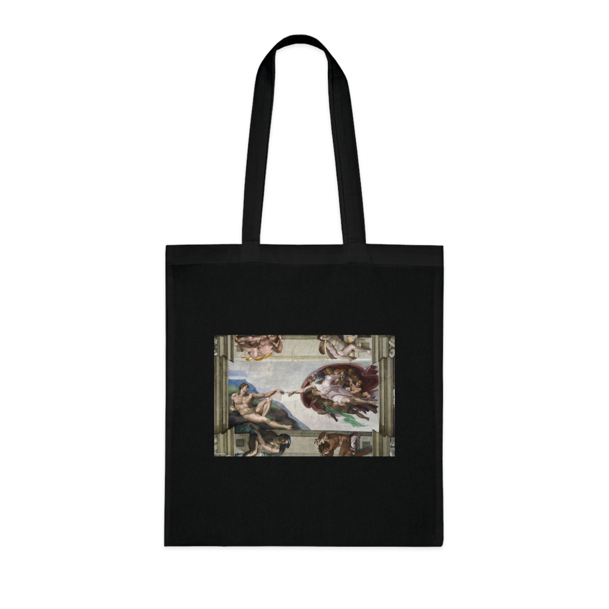 17469866319587240110_2048.jpeg Michelangelo Buonarroti – La creazione di Adamo | Art Tote Bag