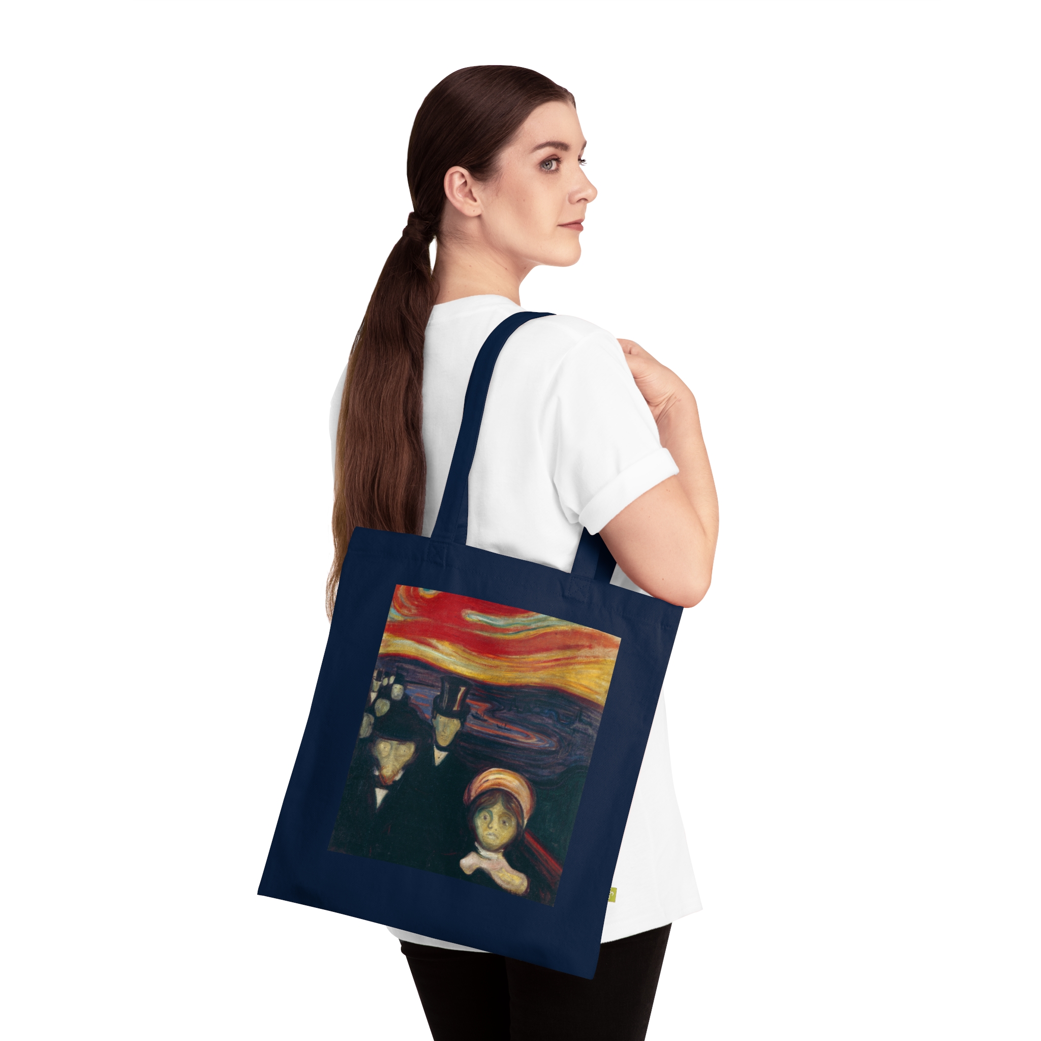 2420491843756025809_2048.jpeg Edvard Munch – Anxiety | Art Tote Bag