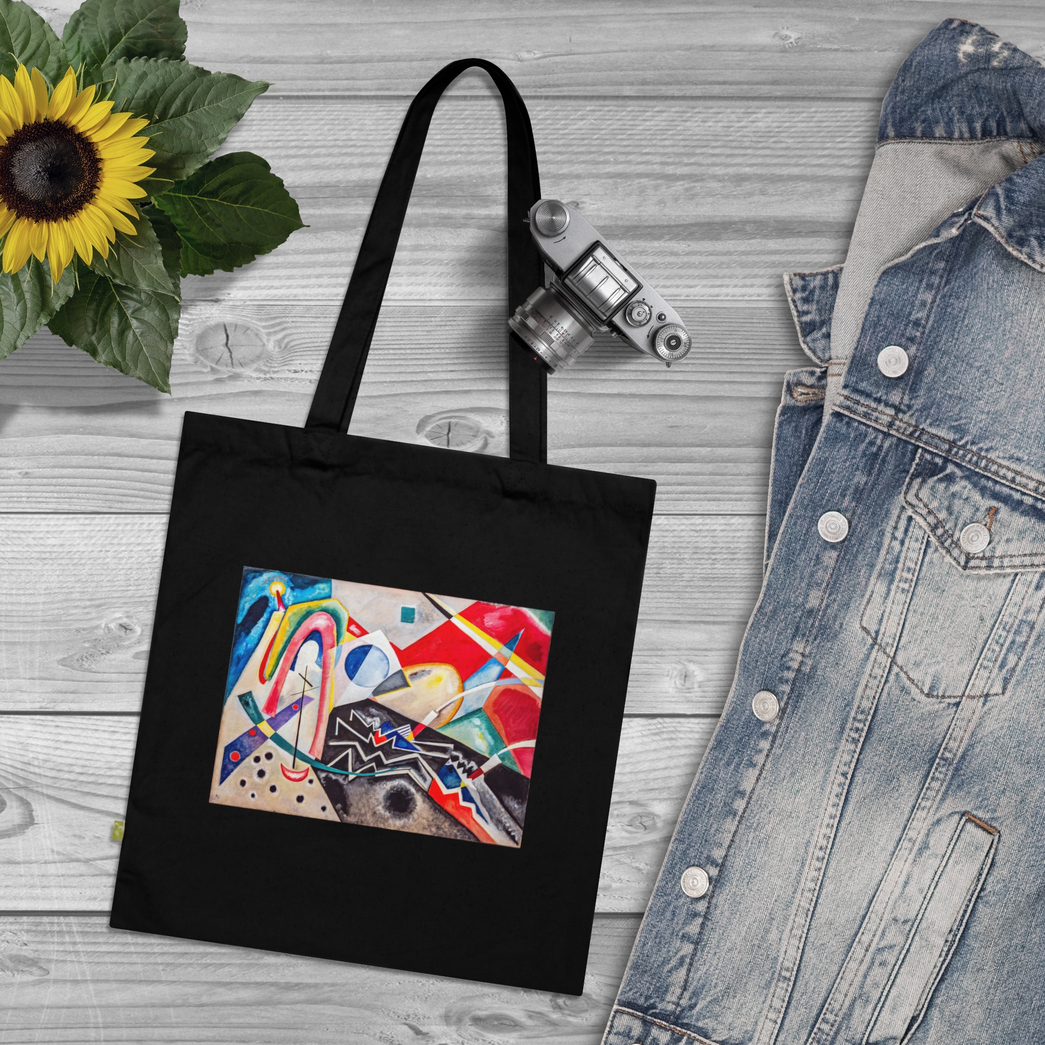 405119414229358990_2048.jpeg Wassily Kandinsky – White Zig Zag | Art Tote Bag