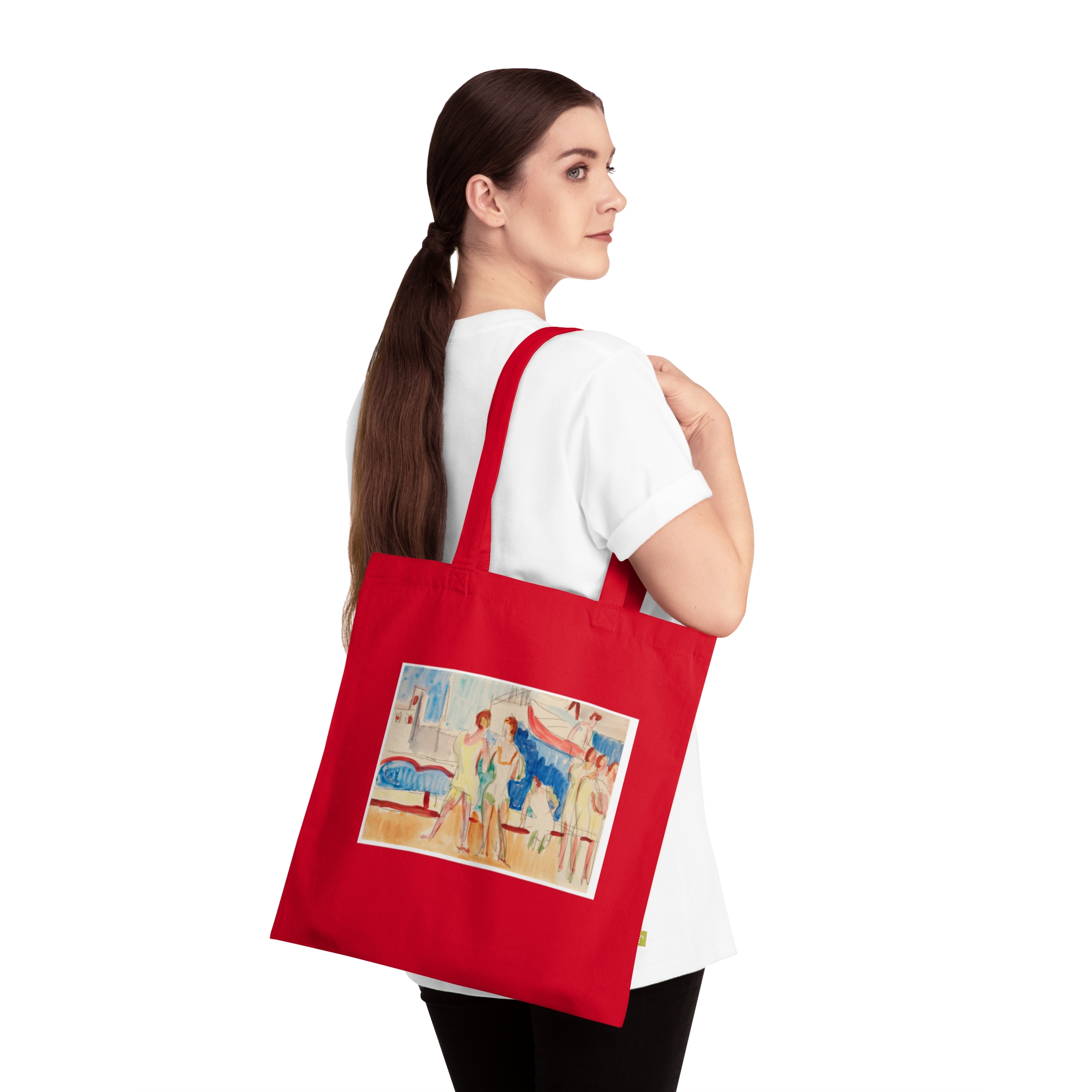 431679086687036141_2048.jpeg Ernst Ludwig Kirchner – Sportler im Segelhafen | Art Tote Bag