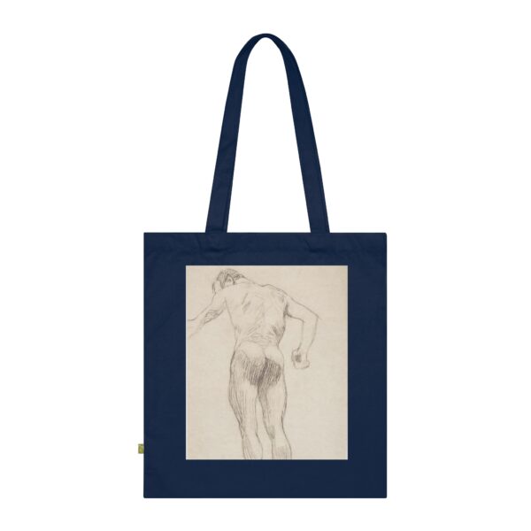 Gustav Klimt – Männerrückenakt nach links | Art Tote Bag