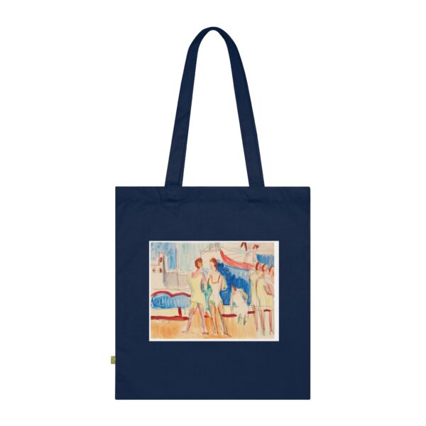 Ernst Ludwig Kirchner – Sportler im Segelhafen | Art Tote Bag