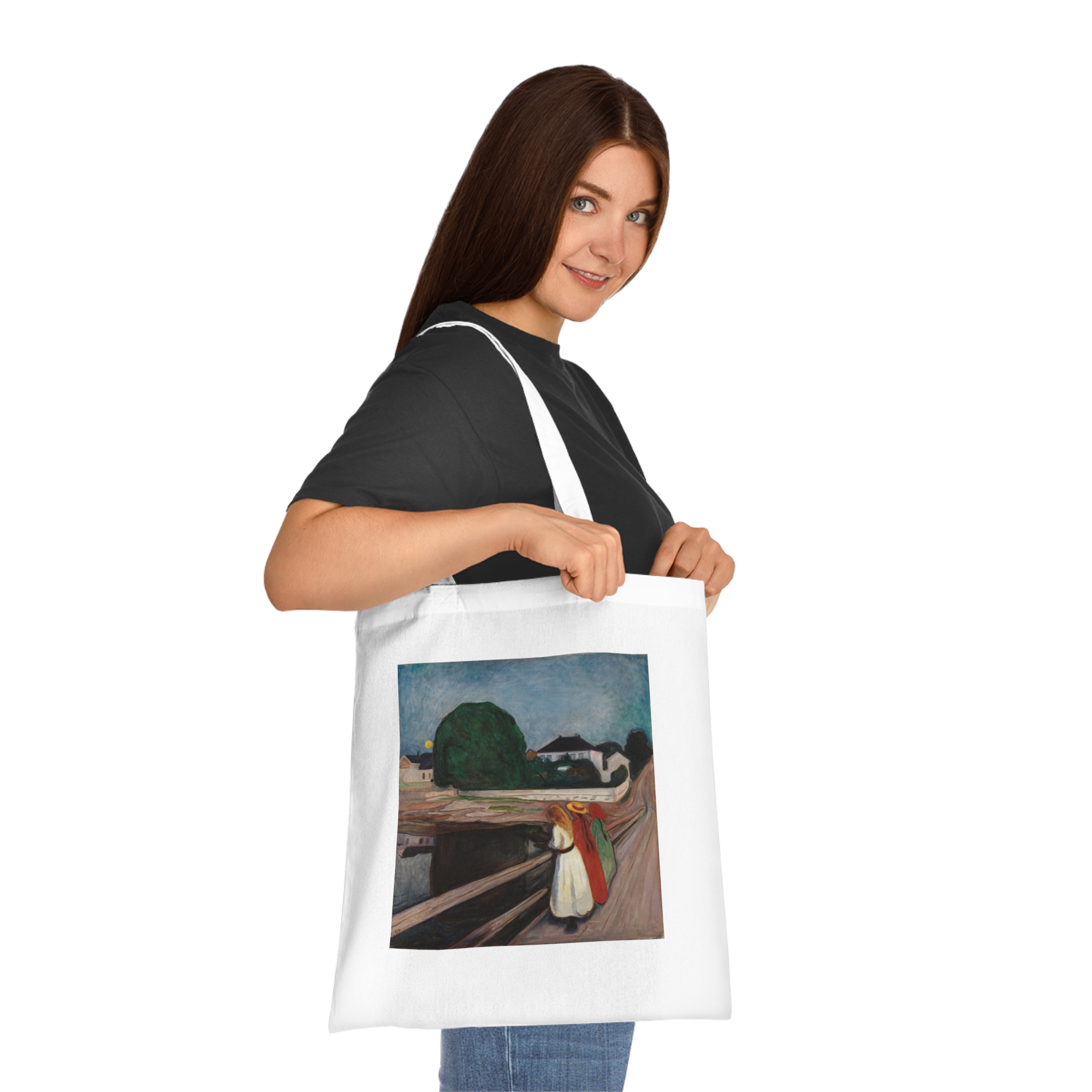 4555641265761589522_2048.jpeg Edvard Munch – Girls on the pier | Art Tote Bag