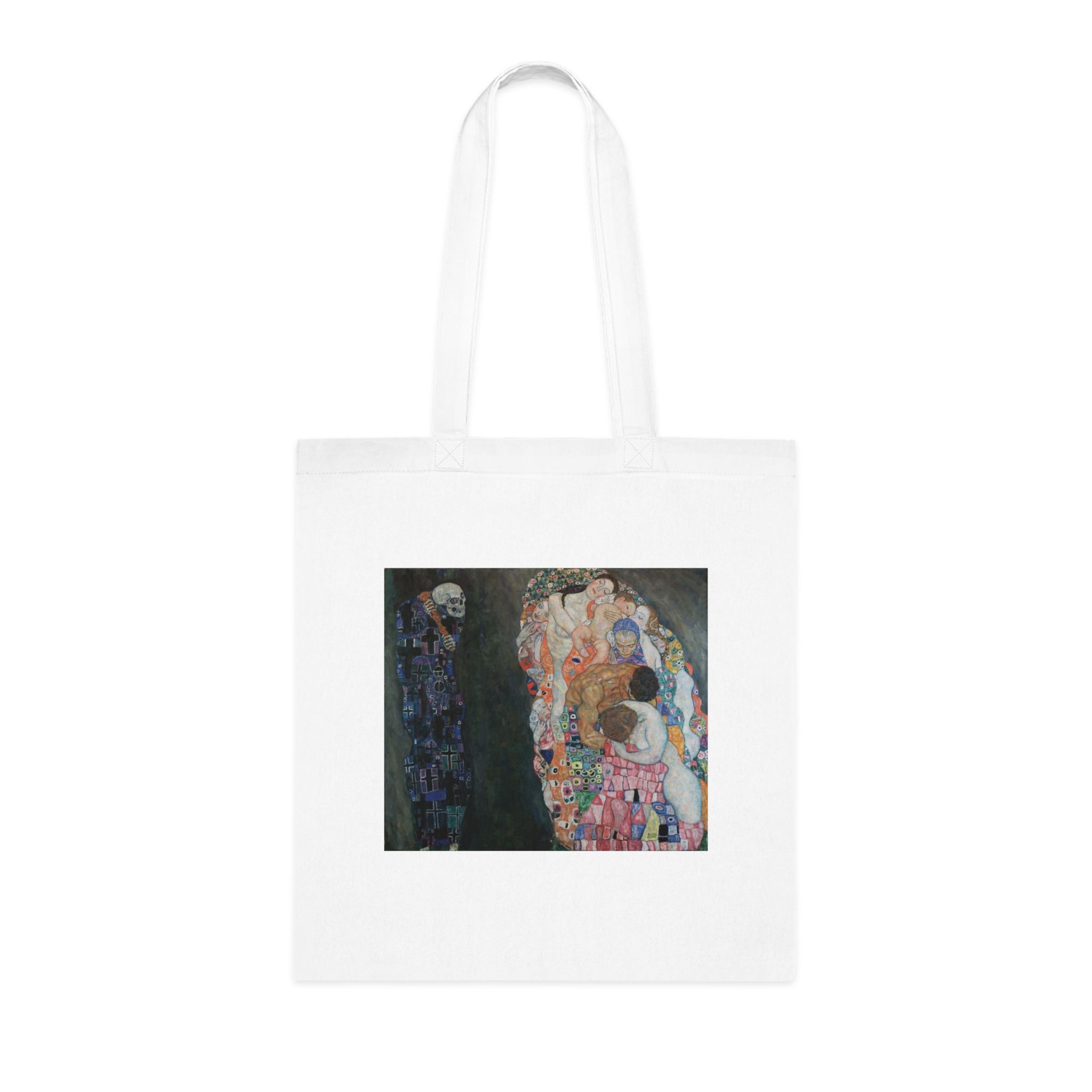5033578337607911203_2048.jpeg Gustav Klimt – Death and Life | Art Tote Bag