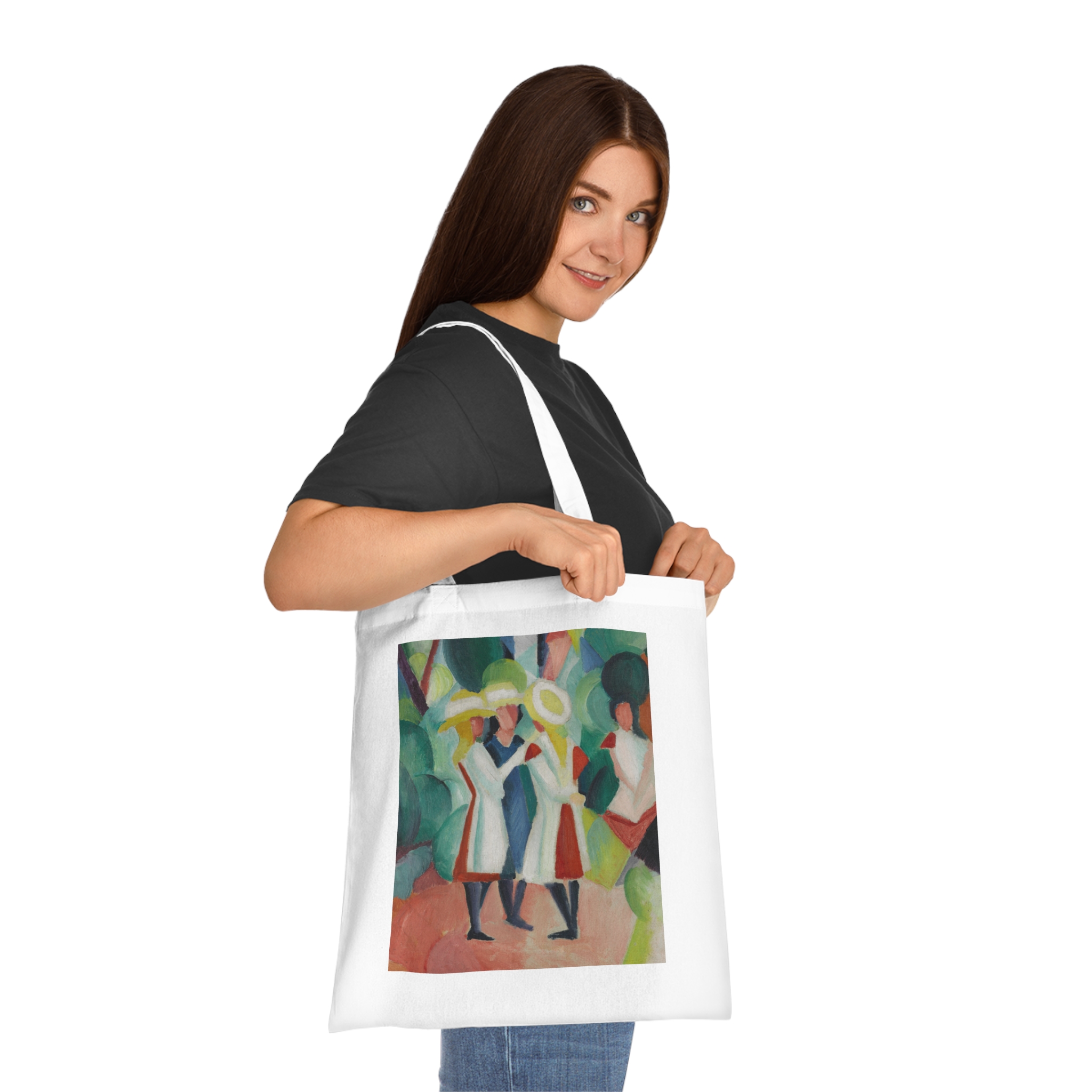 5529418802439612351_2048.jpeg August Macke - Three girls in yellow straw hats I - Image 4