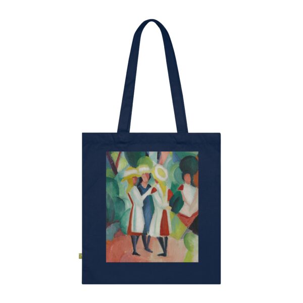August Macke – Three girls in yellow straw hats I | Art Tote Bag