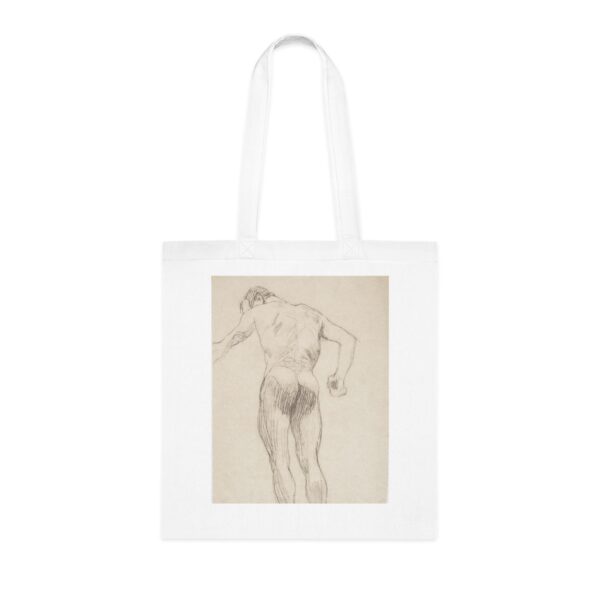 Gustav Klimt - Männerrückenakt nach links