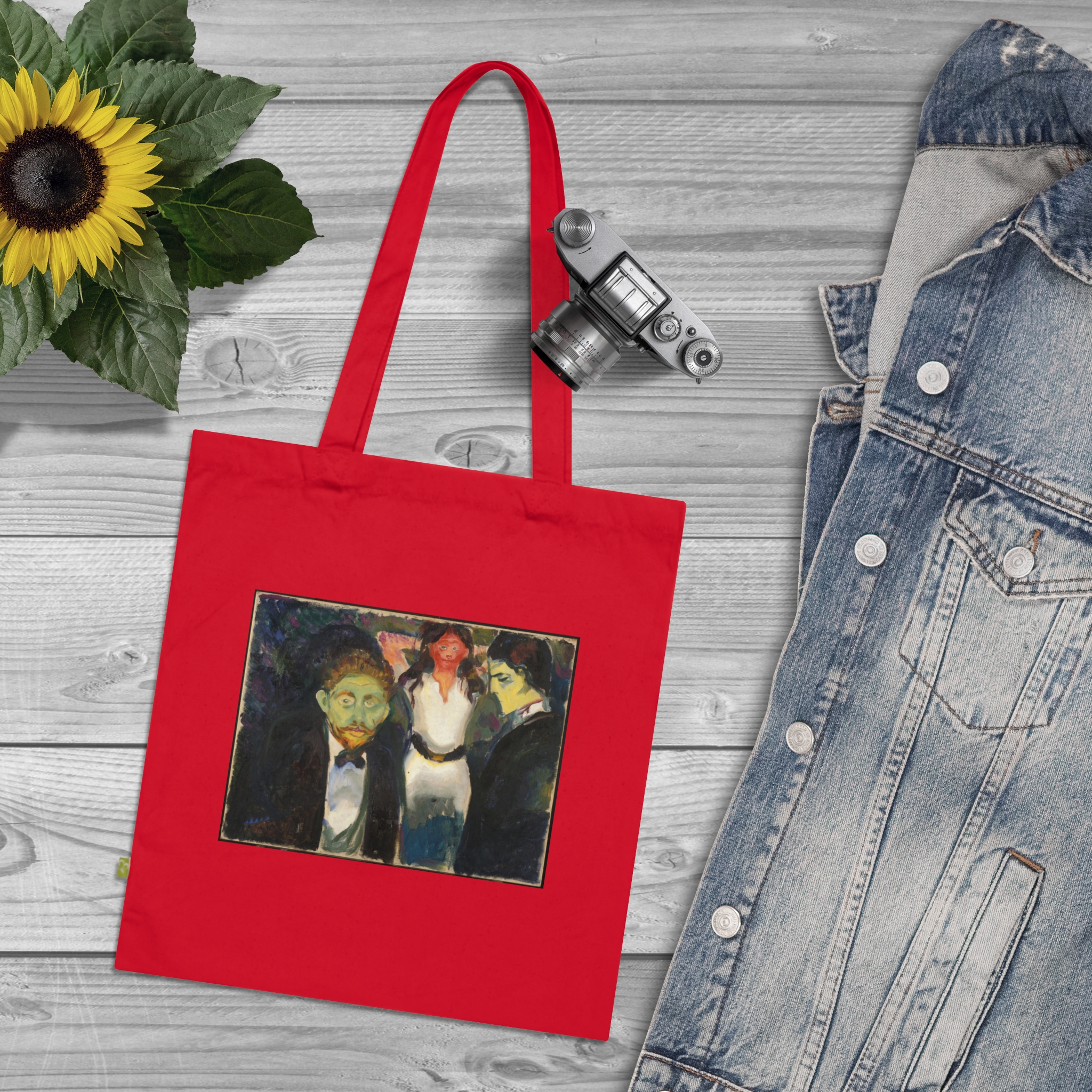 7833242688916914083_2048.jpeg Edvard Munch – Jealousy | Art Tote Bag