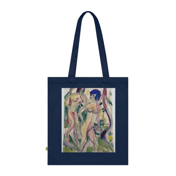 Ernst Ludwig Kirchner – Akte im Walde, blau | Art Tote Bag