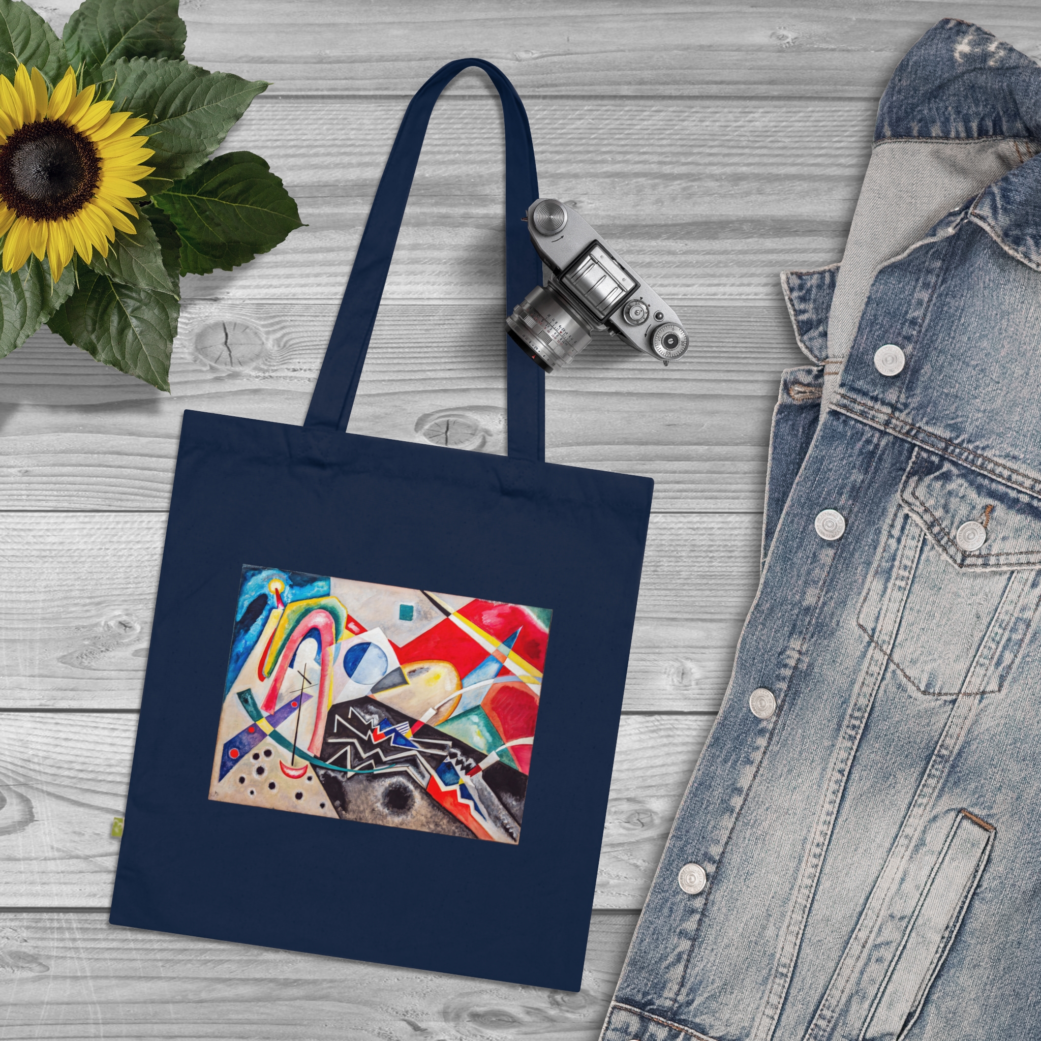 7934894123095042551_2048.jpeg Wassily Kandinsky – White Zig Zag | Art Tote Bag