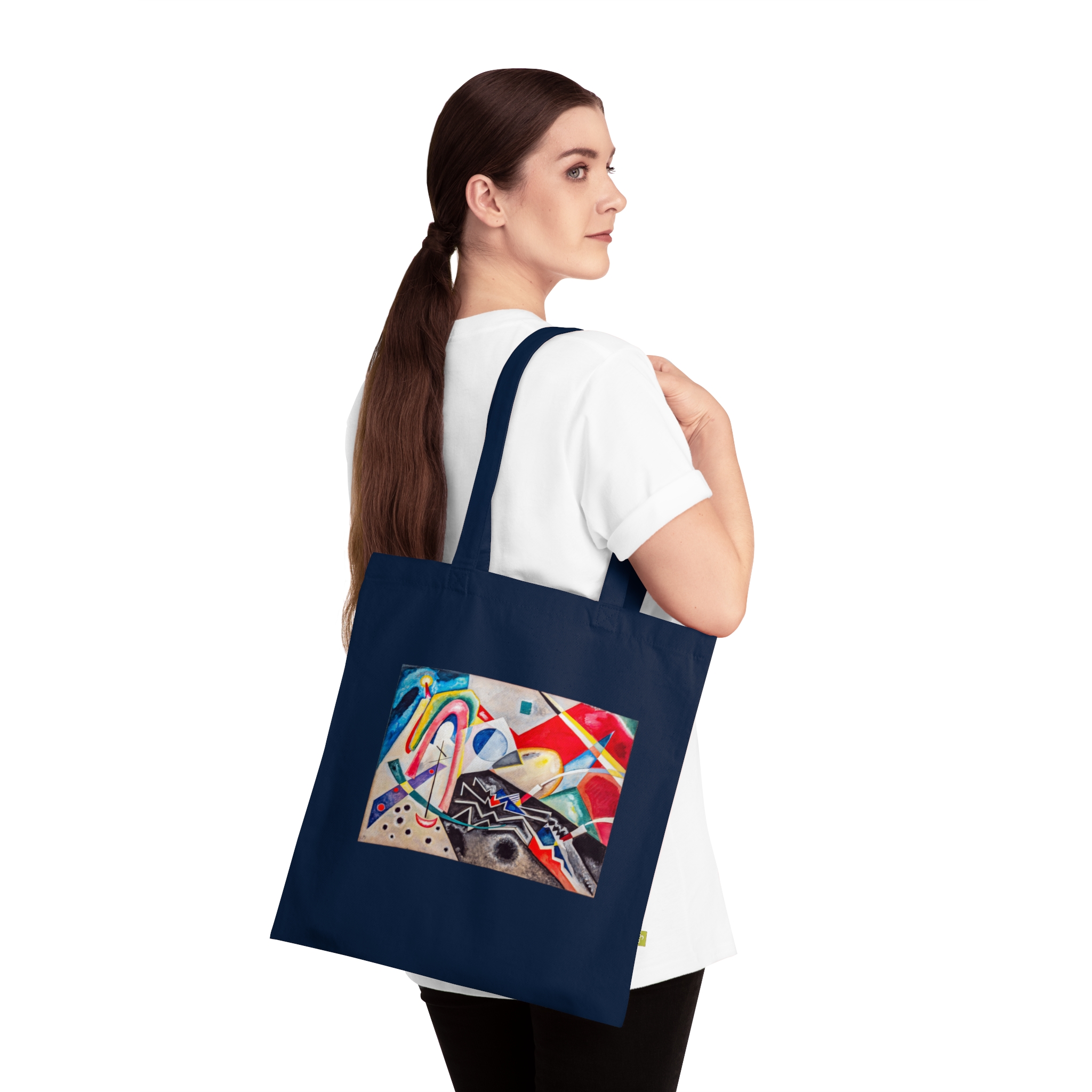 8709450949544636560_2048.jpeg Wassily Kandinsky – White Zig Zag | Art Tote Bag