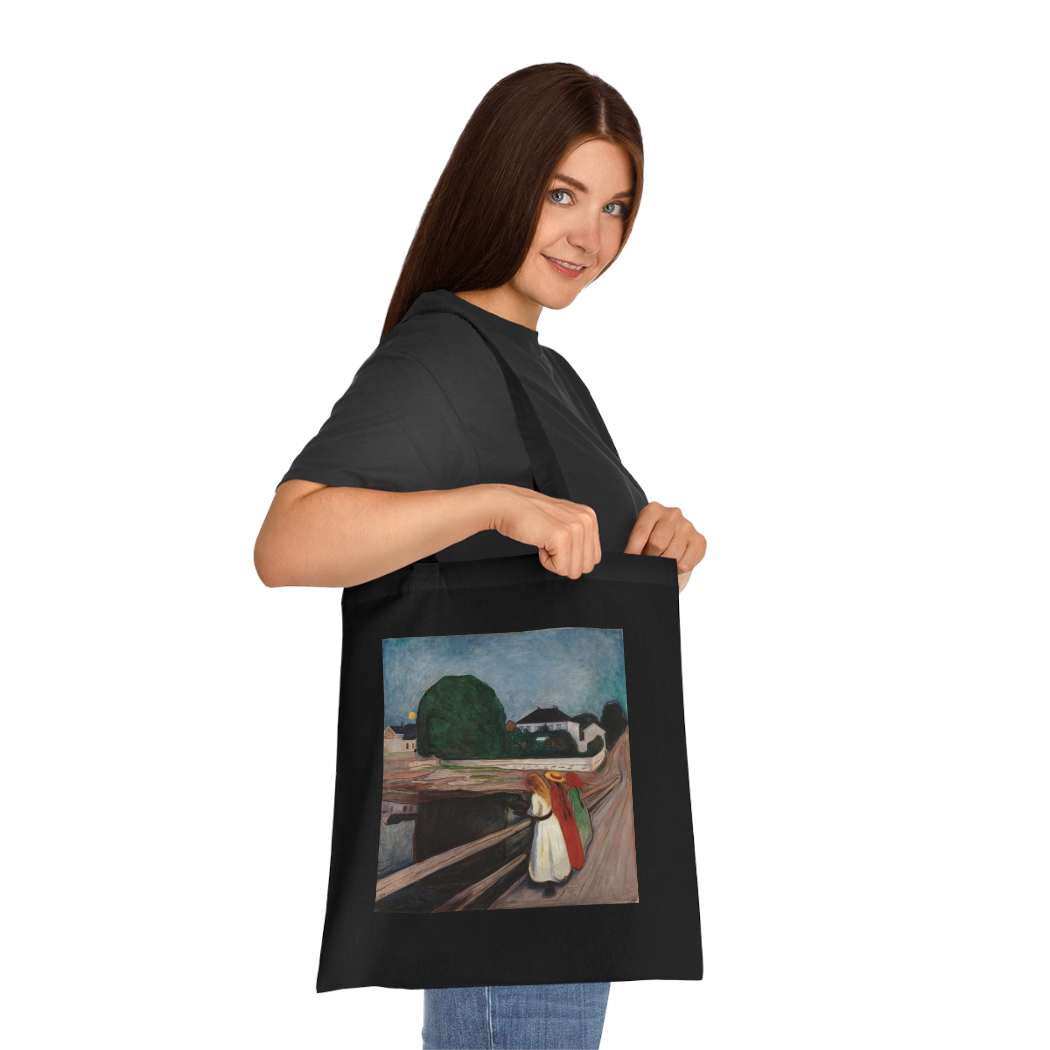 8859519244573275289_2048.jpeg Edvard Munch – Girls on the pier | Art Tote Bag