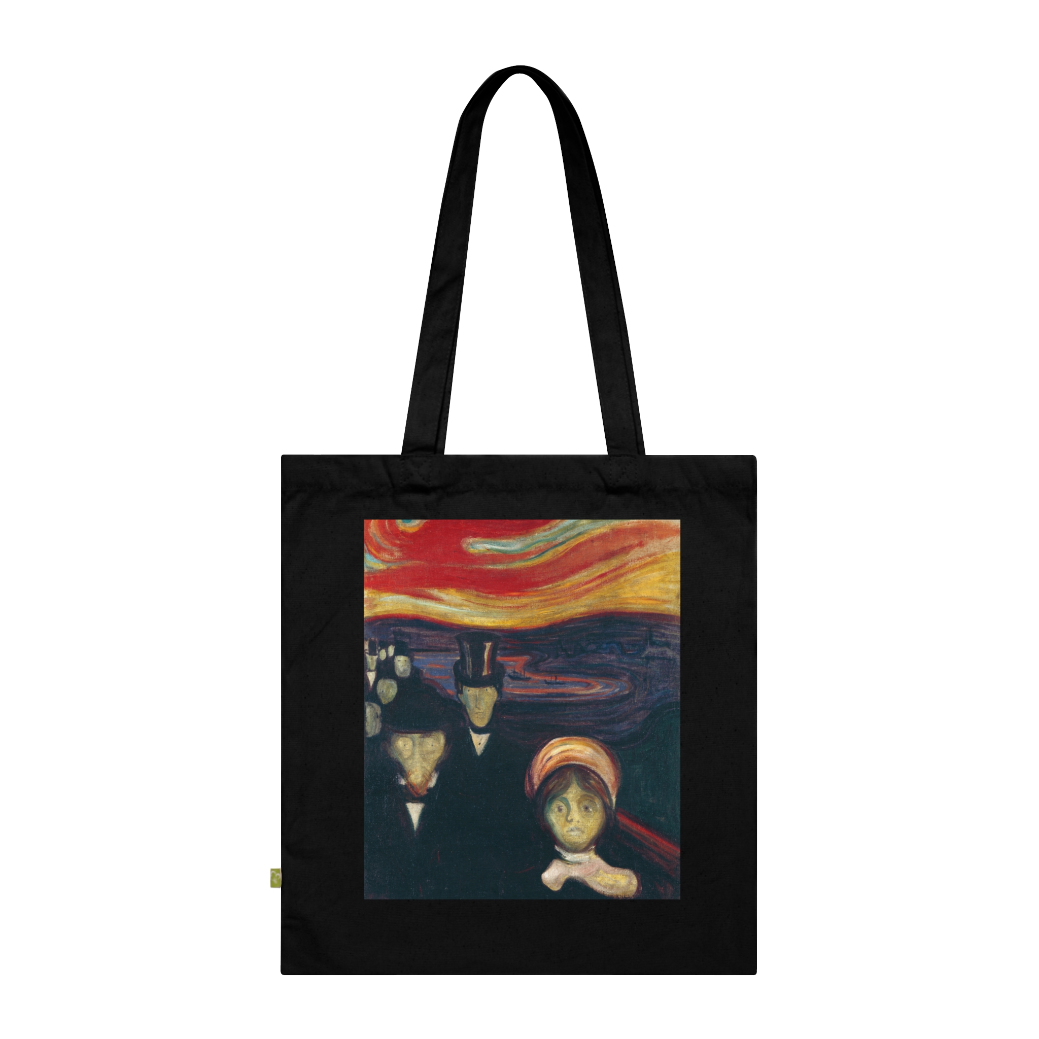 9828295961759870298_2048.jpeg Edvard Munch – Anxiety | Art Tote Bag