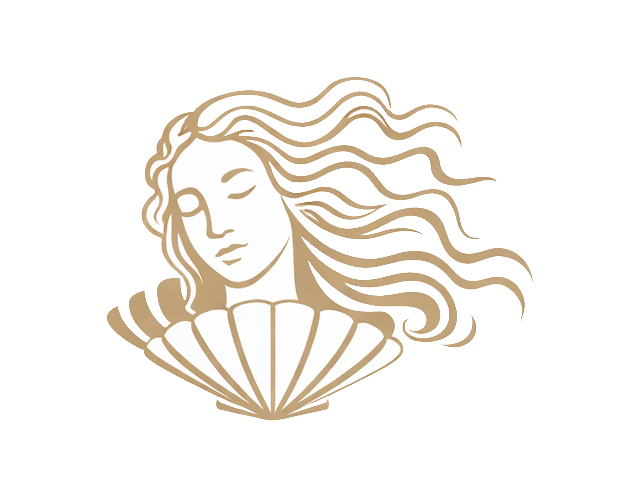 logo venere beige no sfondo