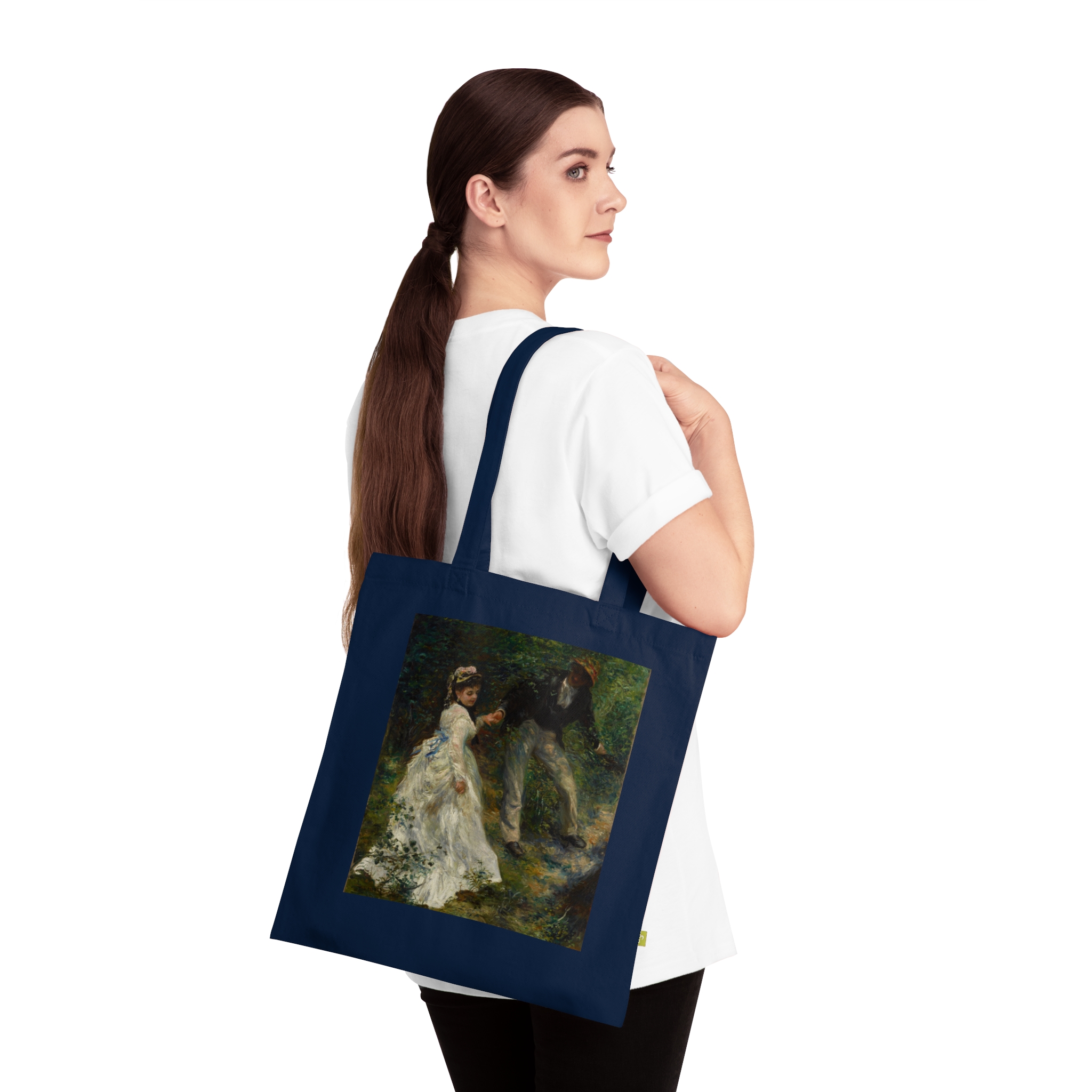 pierre auguste renoir la promenade | art tote bag pierre auguste renoir la promenade | art tote bag