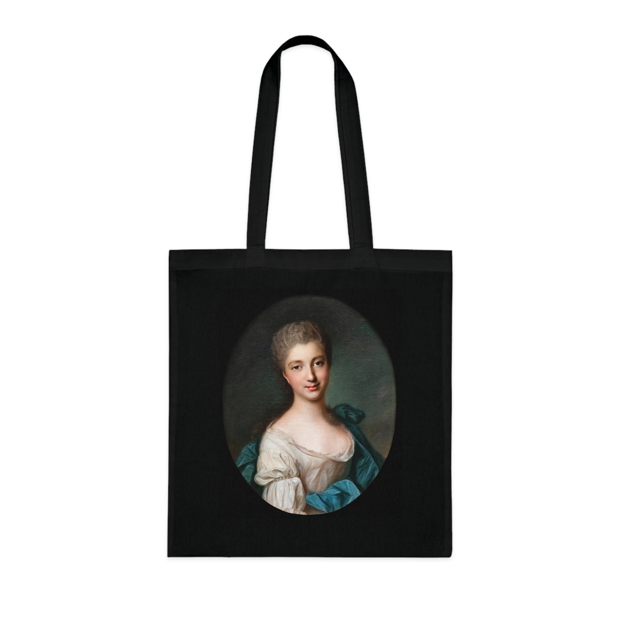 jean marc nattier portrait de jeune femme | art tote bag jean marc nattier portrait de jeune femme | art tote bag
