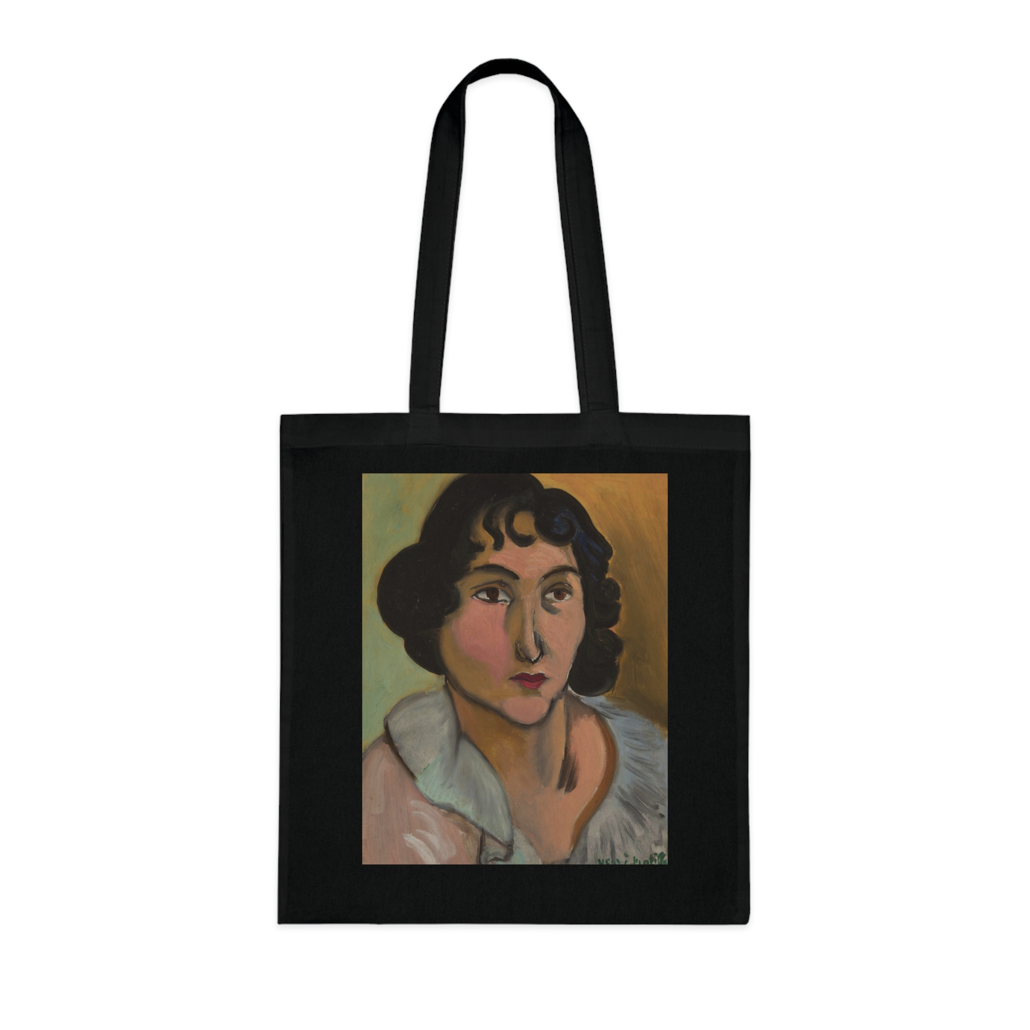 henri matisse tête de jeune fille (lorette) | art tote bag henri matisse tête de jeune fille (lorette) | art tote bag