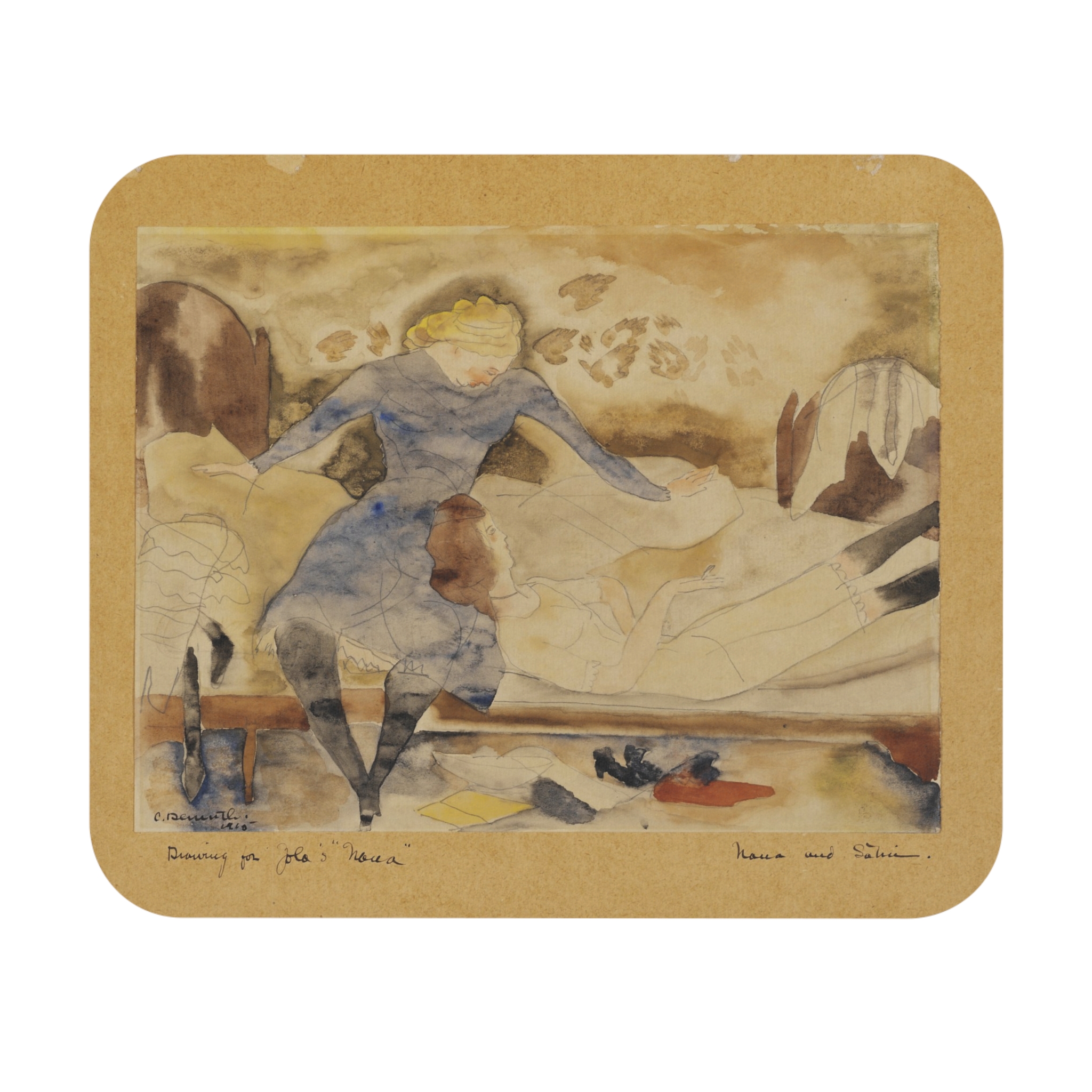 Charles Demuth – Nana Visiting her Friend Satin | Art Mousepad