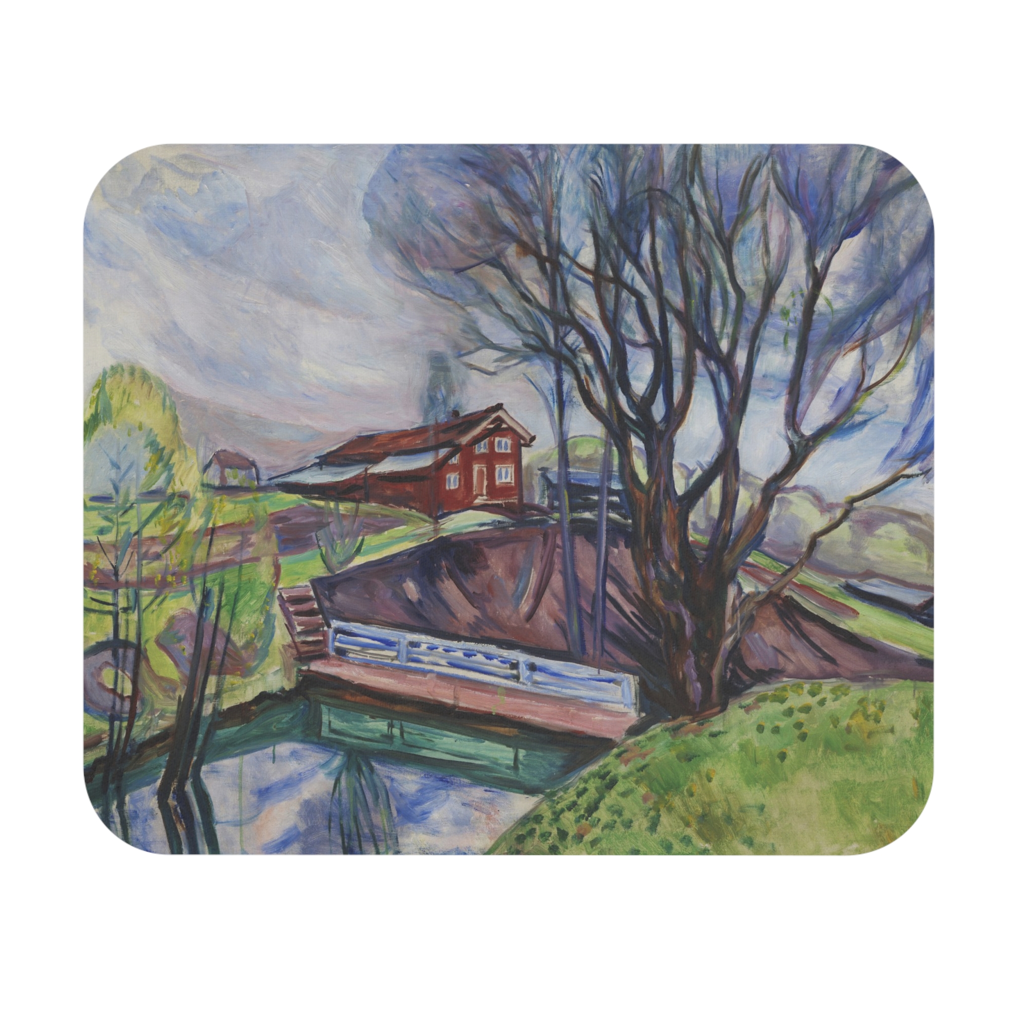 edvard munch the red house