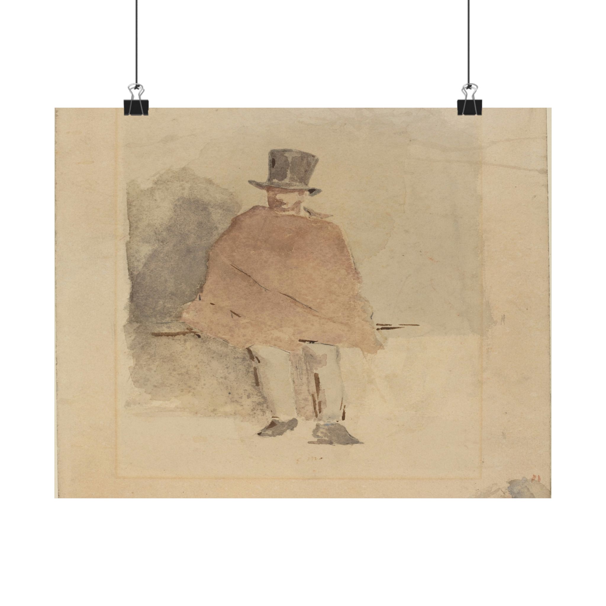 edouard manet – the man in the tall hat – google art project