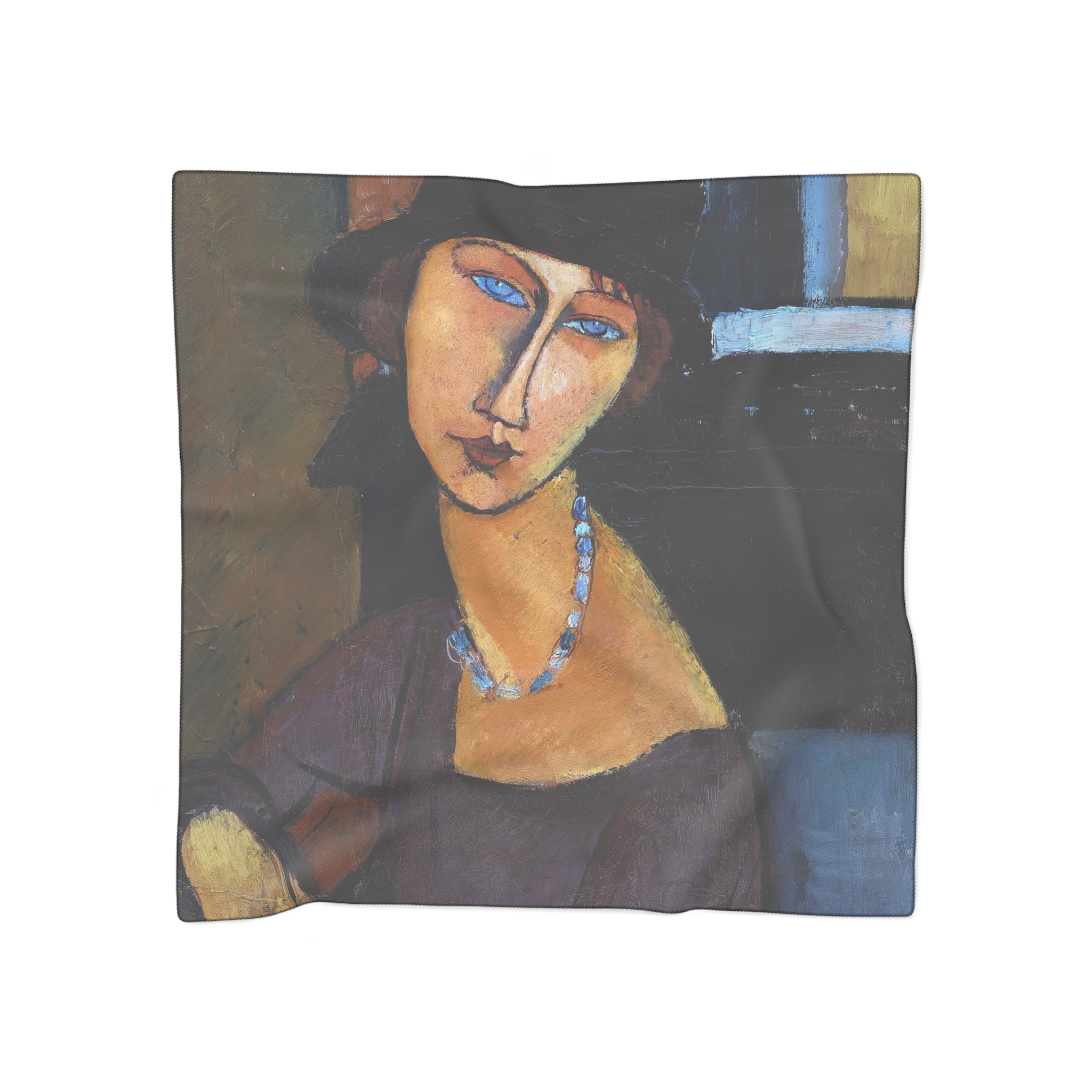 amedeo modigliani jeanne hébuterne with hat and necklace