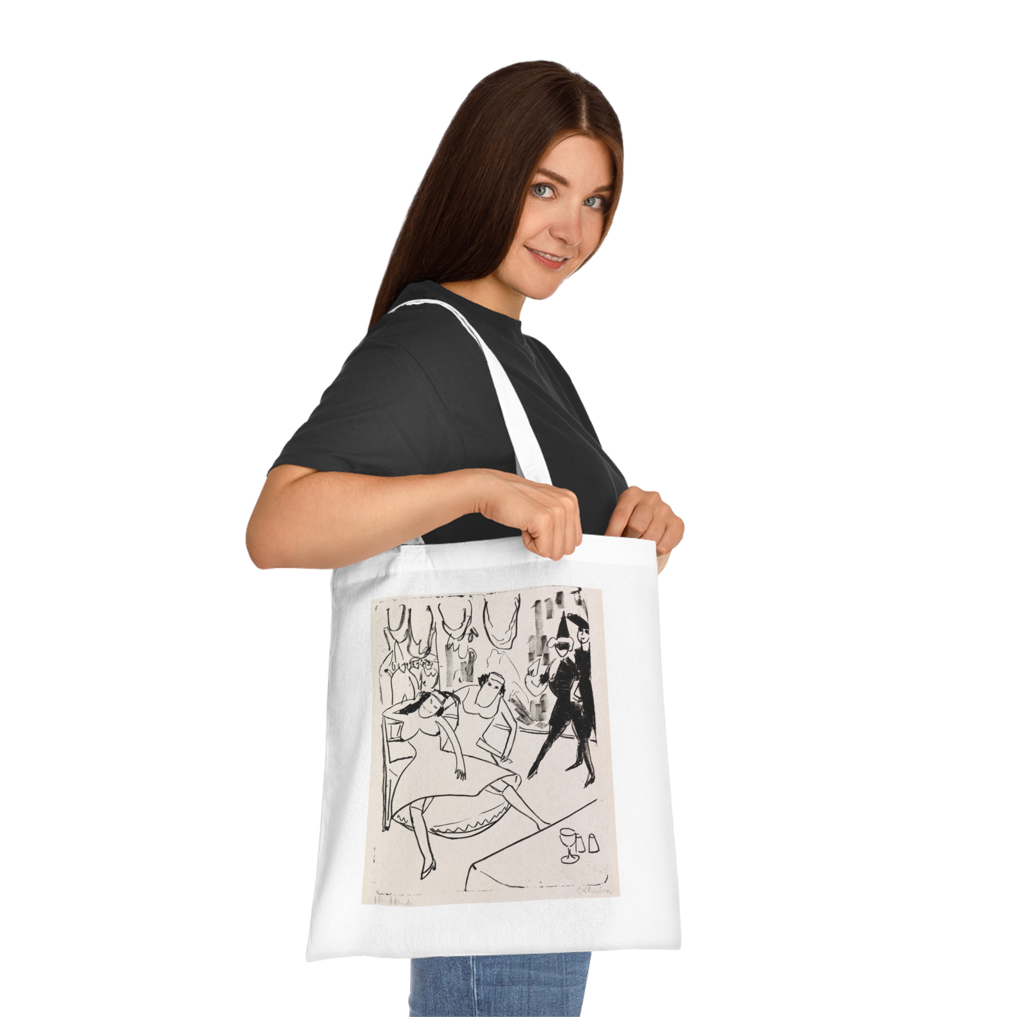 ernst ludwig kirchner maskenball | art tote bag ernst ludwig kirchner maskenball | art tote bag