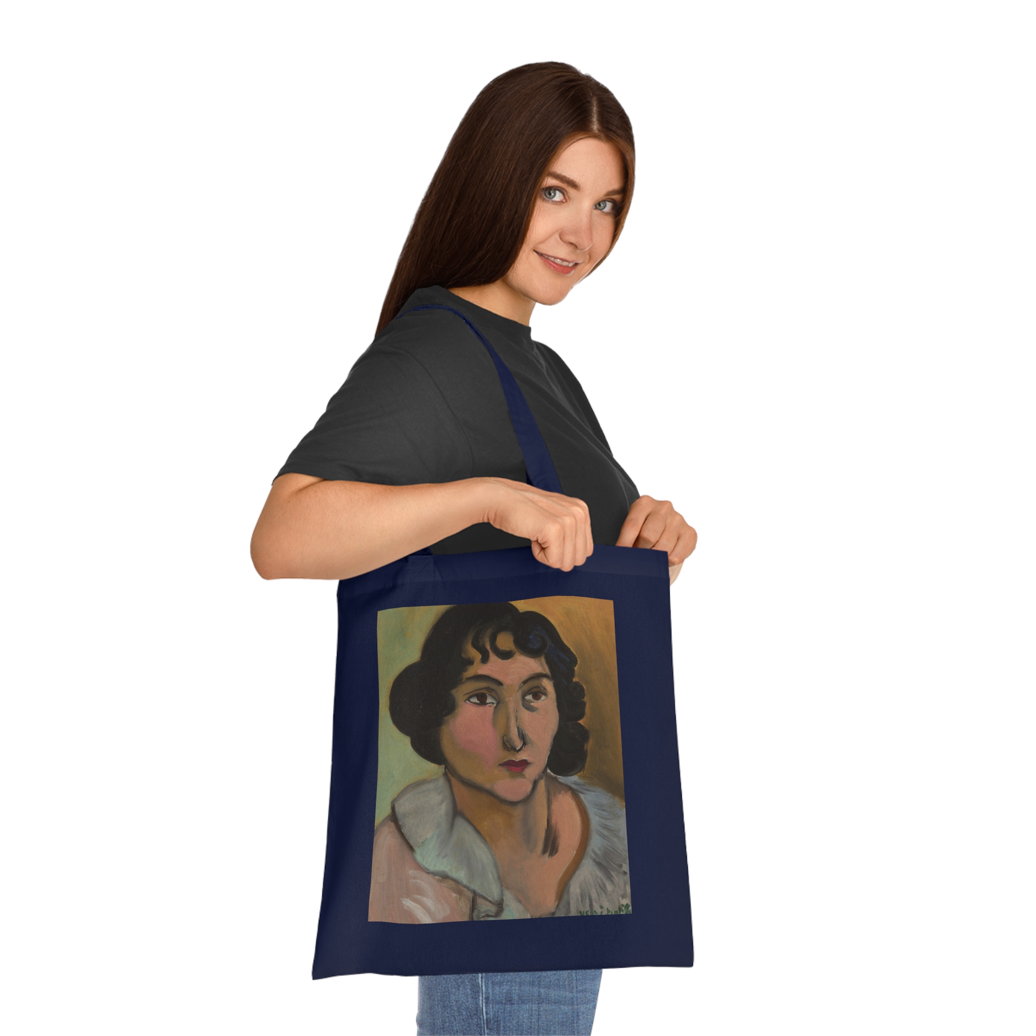henri matisse tête de jeune fille (lorette) | art tote bag henri matisse tête de jeune fille (lorette) | art tote bag