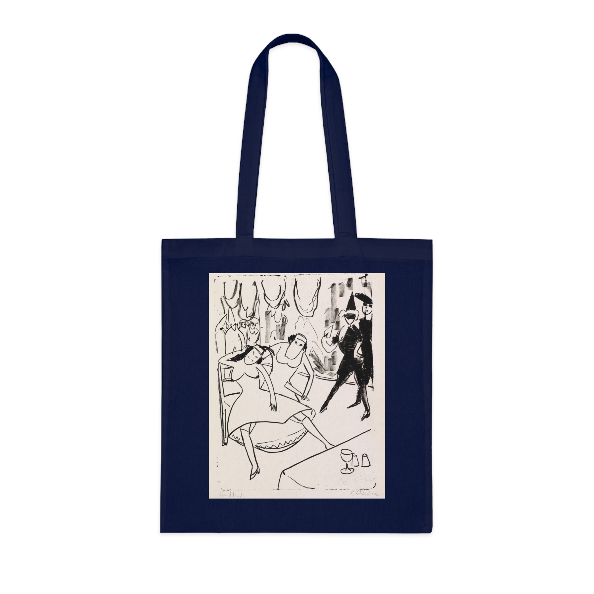 ernst ludwig kirchner maskenball | art tote bag ernst ludwig kirchner maskenball | art tote bag