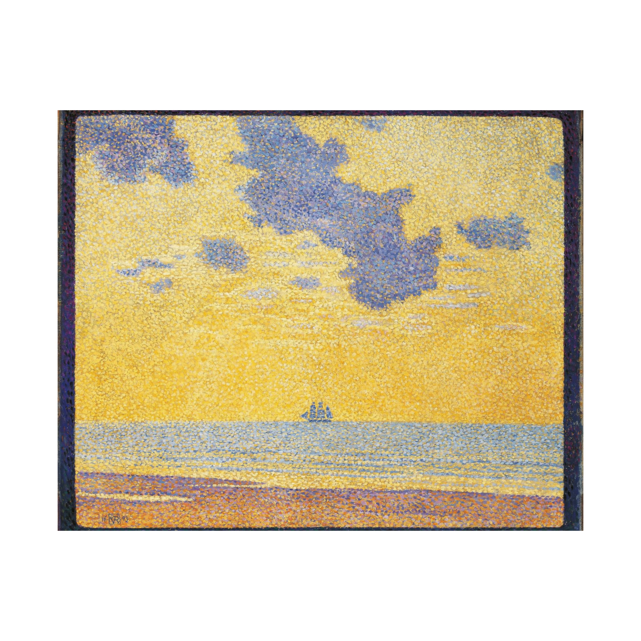 th%c3%a9o van rysselberghe – gros nuages – 1893 th%c3%a9o van rysselberghe – gros nuages – 1893