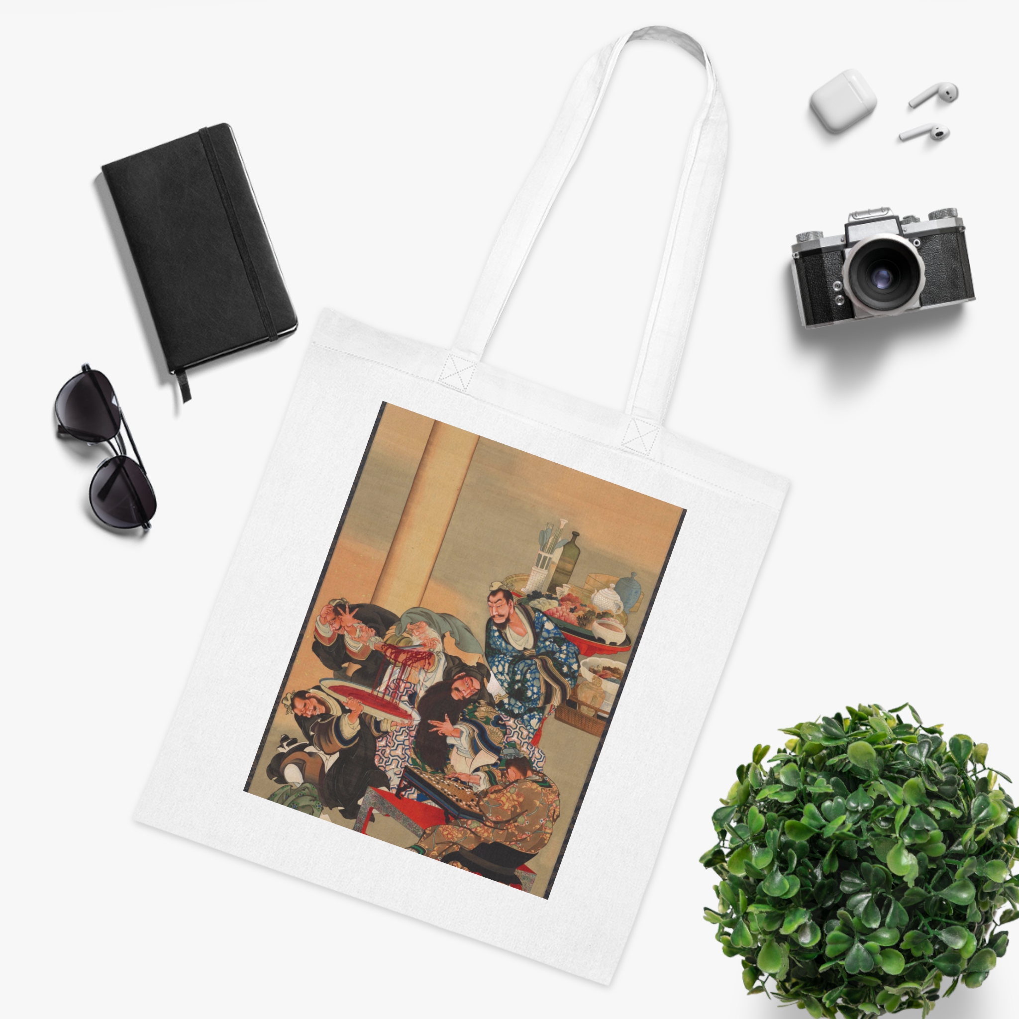 katsushika Ōi operating on guan yu's arm | art tote bag katsushika Ōi operating on guan yu's arm | art tote bag