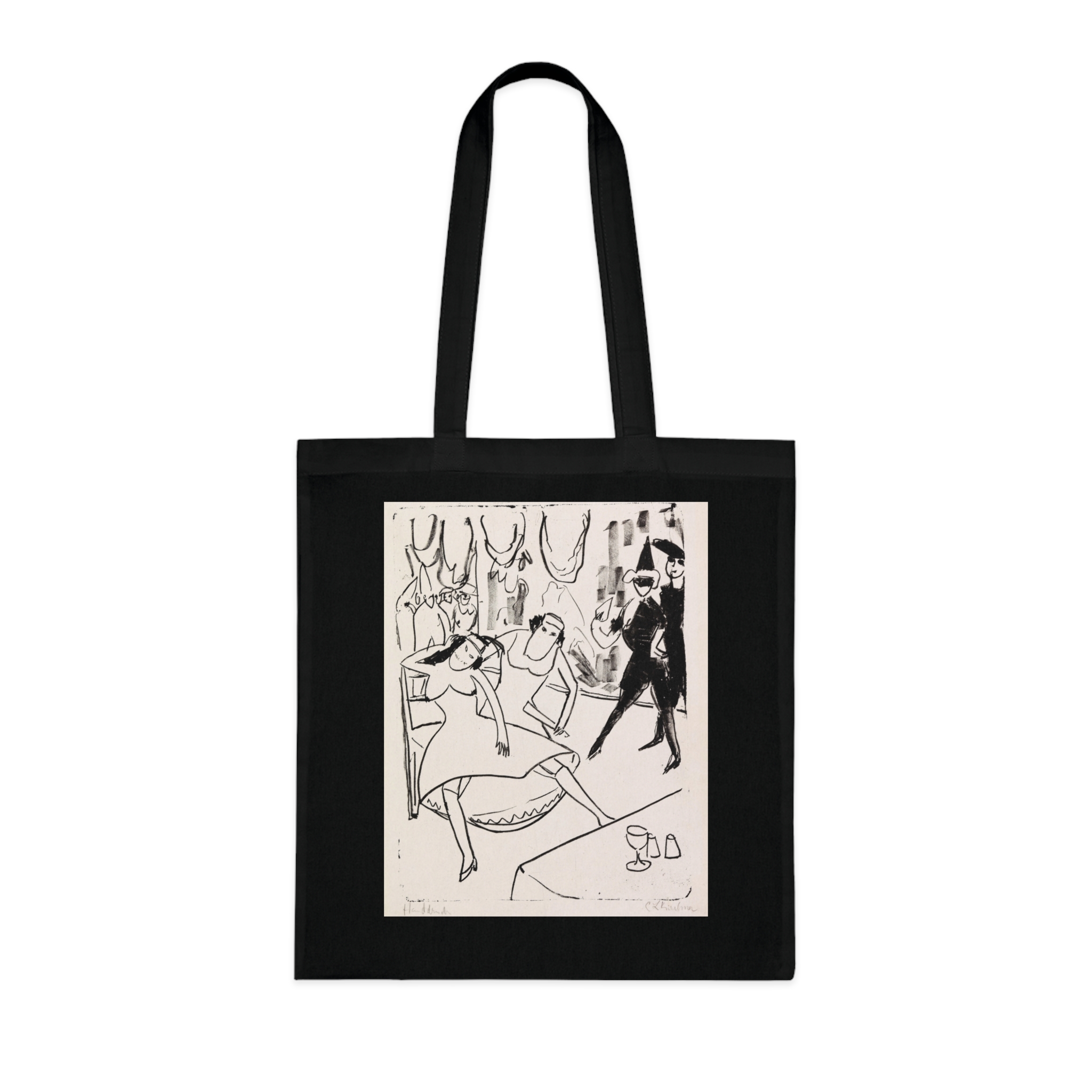 ernst ludwig kirchner maskenball | art tote bag ernst ludwig kirchner maskenball | art tote bag