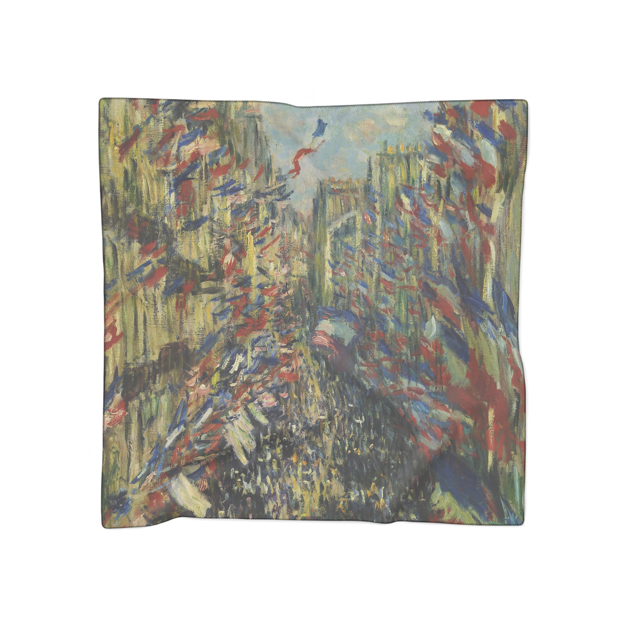 Claude Monet – The Rue Montorgueil in Paris. Celebration of June 30 | Art Tote Bag