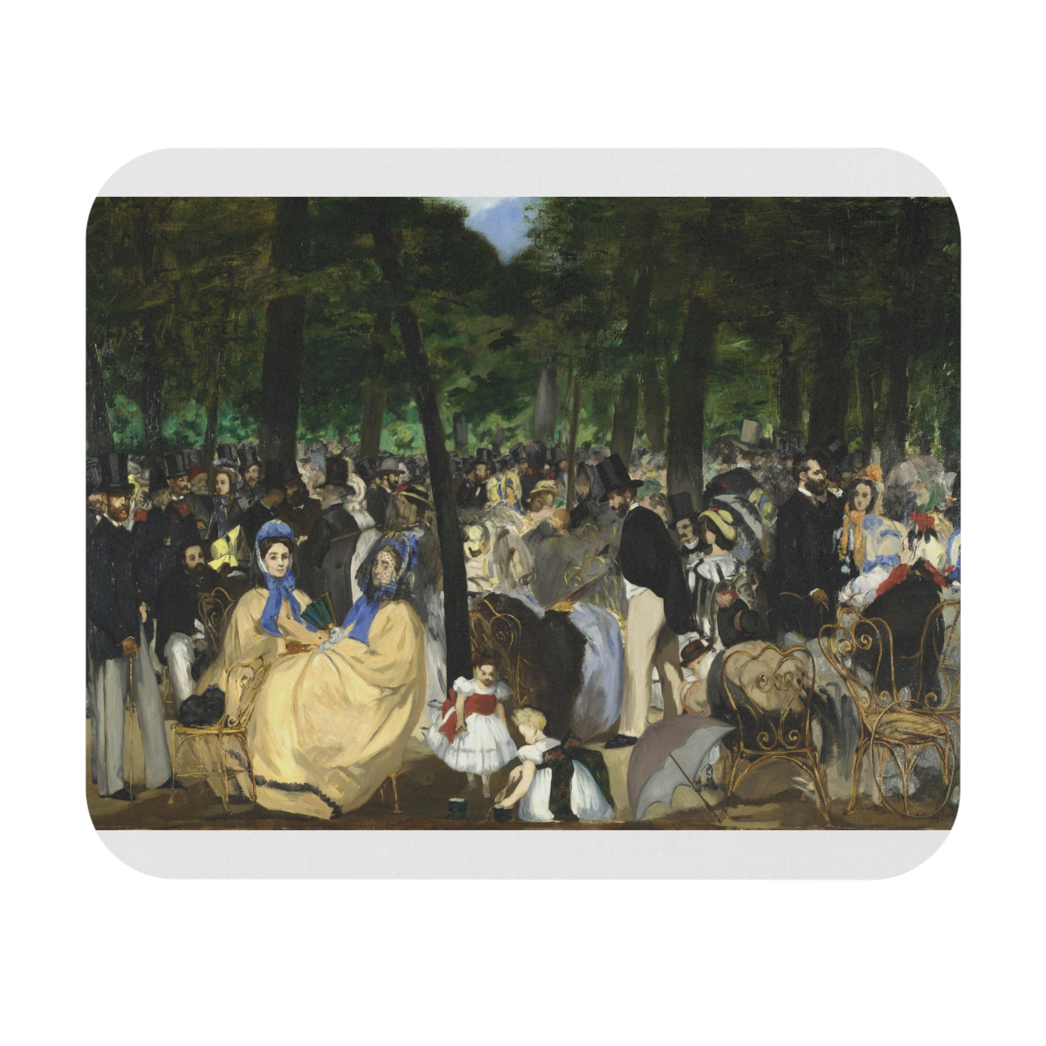 Édouard manet música en las tullerías