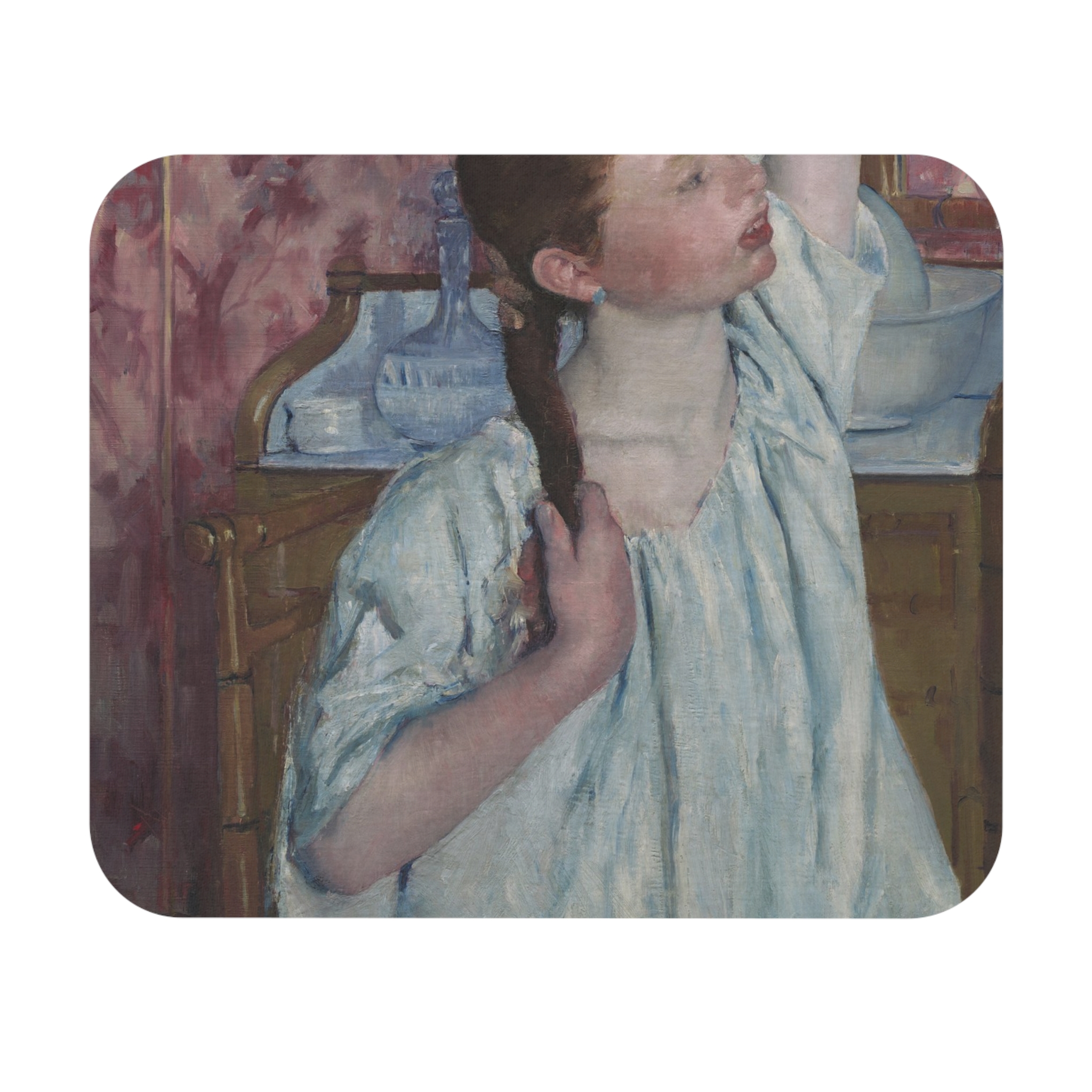 mary cassatt – girl arranging her hair – google art project