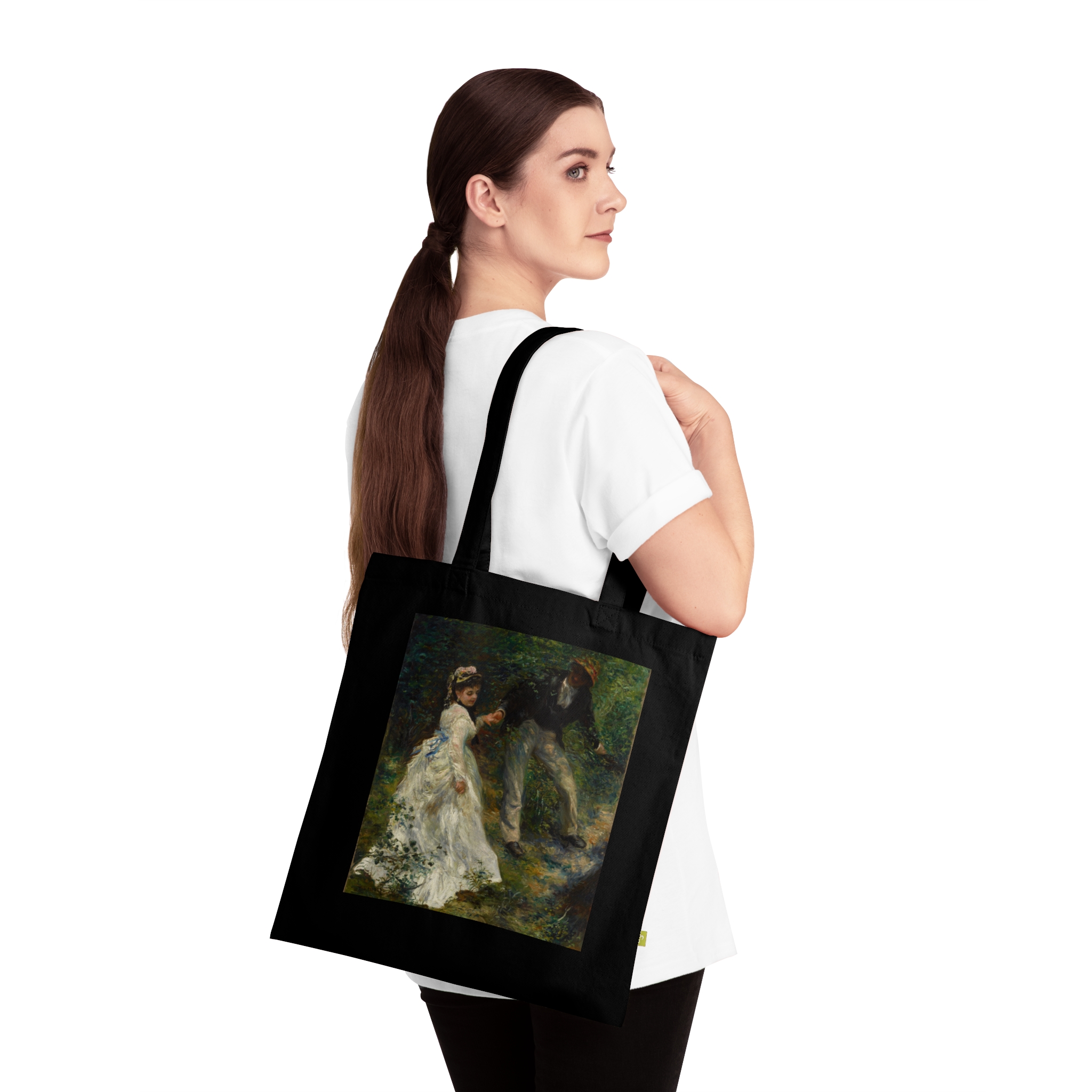 pierre auguste renoir la promenade | art tote bag pierre auguste renoir la promenade | art tote bag