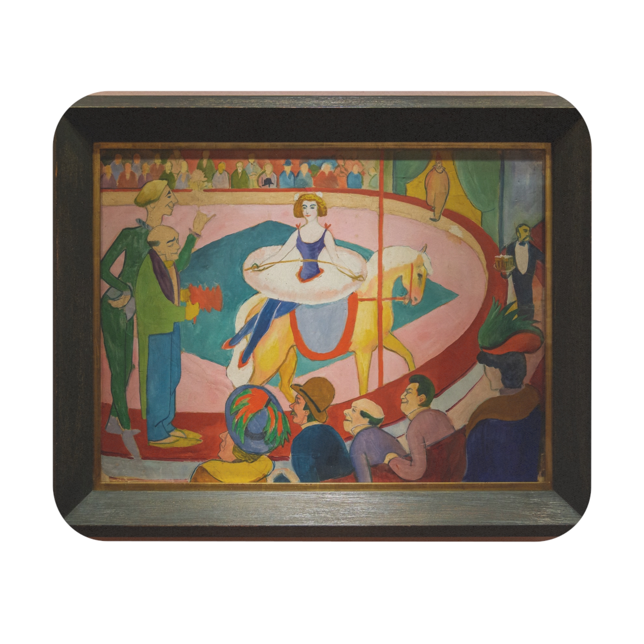 August Macke – Cirkusbild I- Kunstreiterin mit Clowns | Art Mousepad