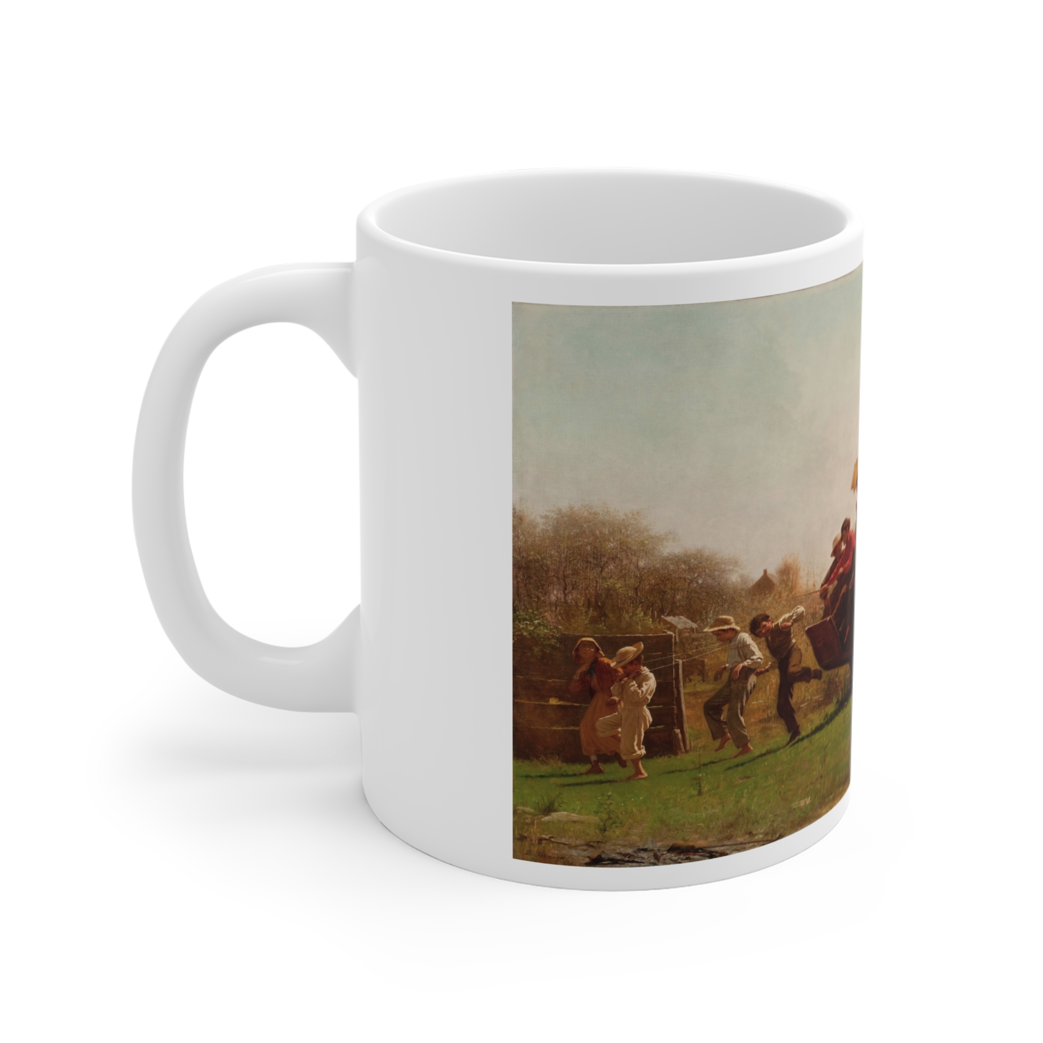 eastman johnson – the old stagecoach %281871%29 eastman johnson – the old stagecoach %281871%29